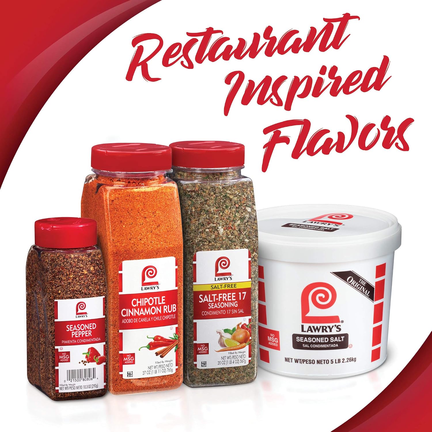 Detalle de Lawry's Lemon Pepper Seasoning, 20.5 oz, Pack of 6