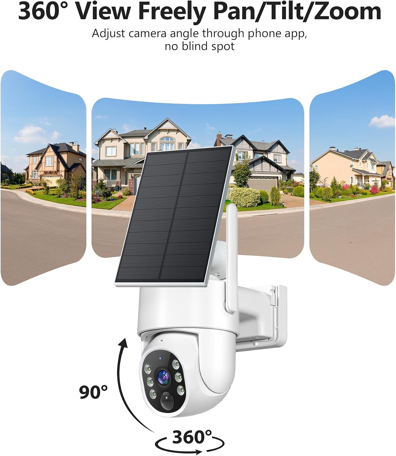 Thumbnail 3 de Gianteye 2K Wireless Outdoor Security Camera 2-pack