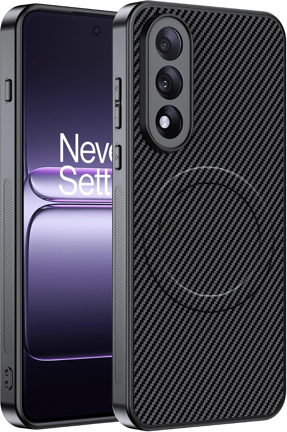 Detalle de CAUHENYEE Hülle für OnePlus Nord 5 mit integriertem Magnetring – Stoßfest, kratzfest und rutschfest