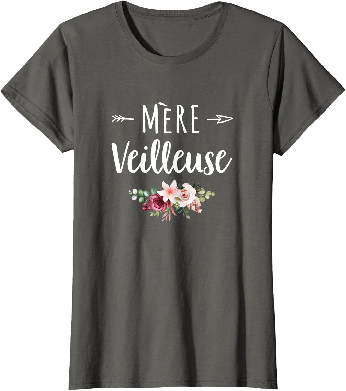 Detalle de Mère Veilleuse Merveilleuse — T-shirt délicat pour la Fête des Mères