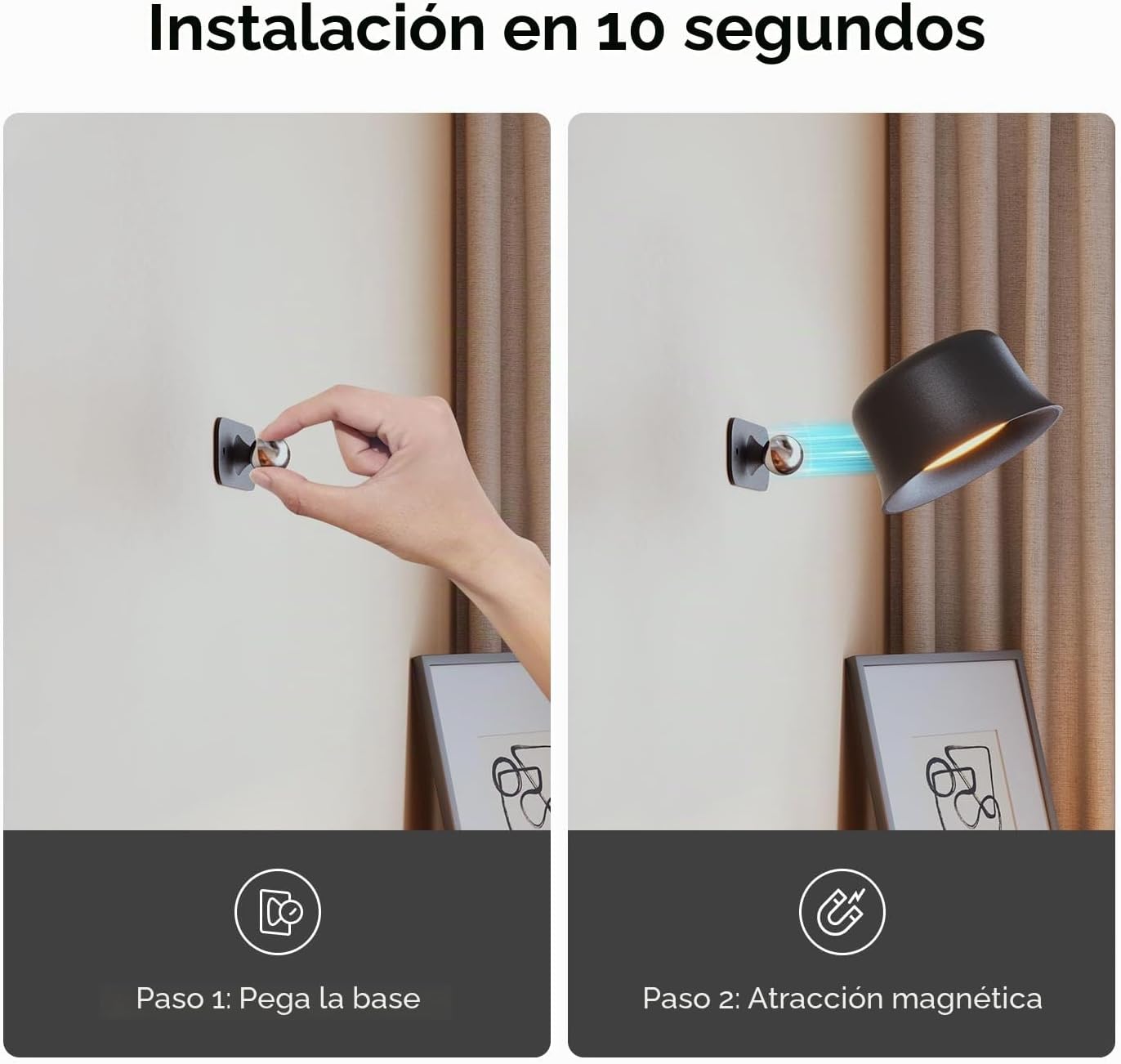 Detalle 1 de Aplique de Pared Interior LED 3200mAh