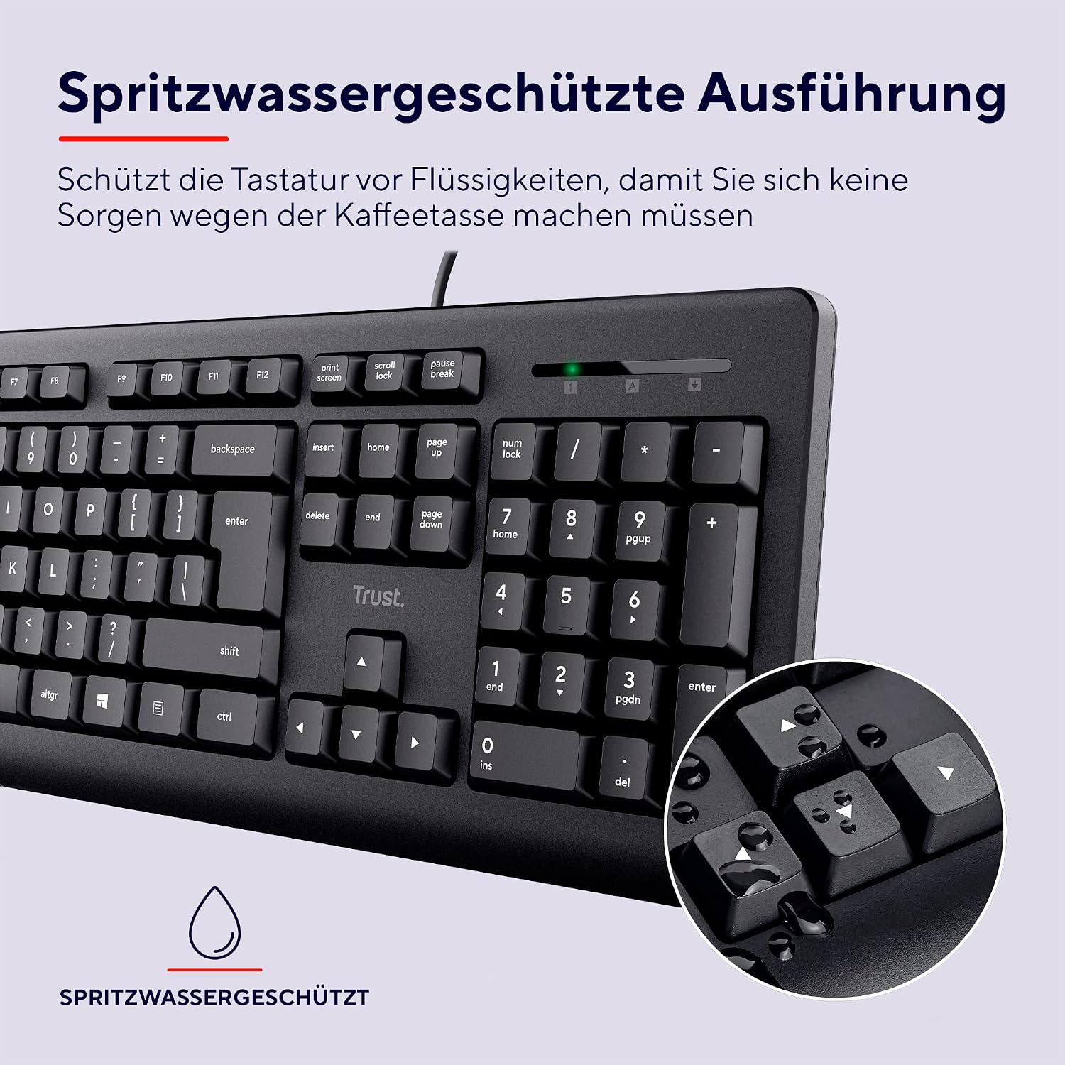 Thumbnail 3 de Trust Taro Kabelgebundene Tastatur QWERTZ
