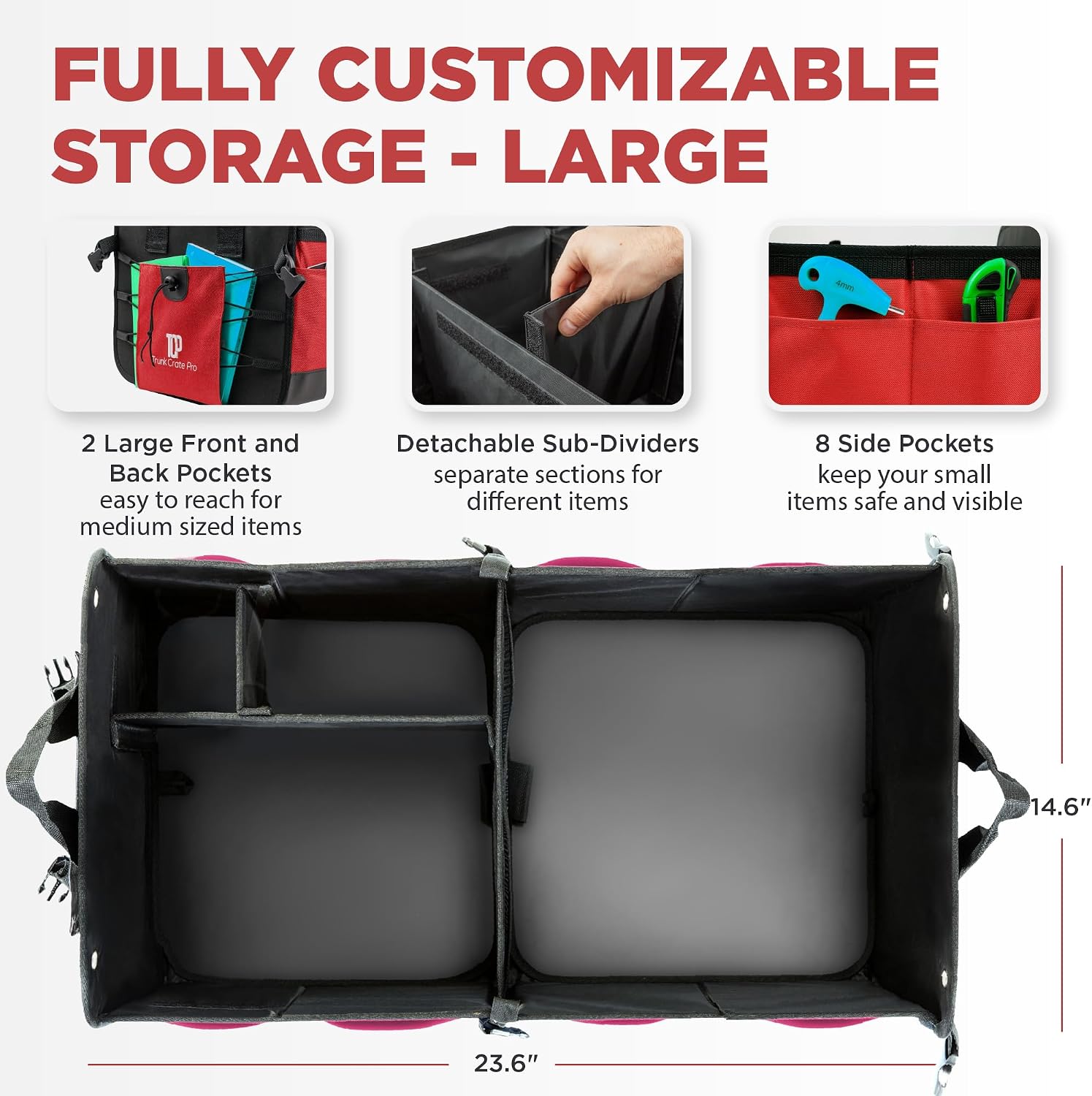 Detalle 2 de Trunk Crate Pro Trunk Organizer TC-Pro