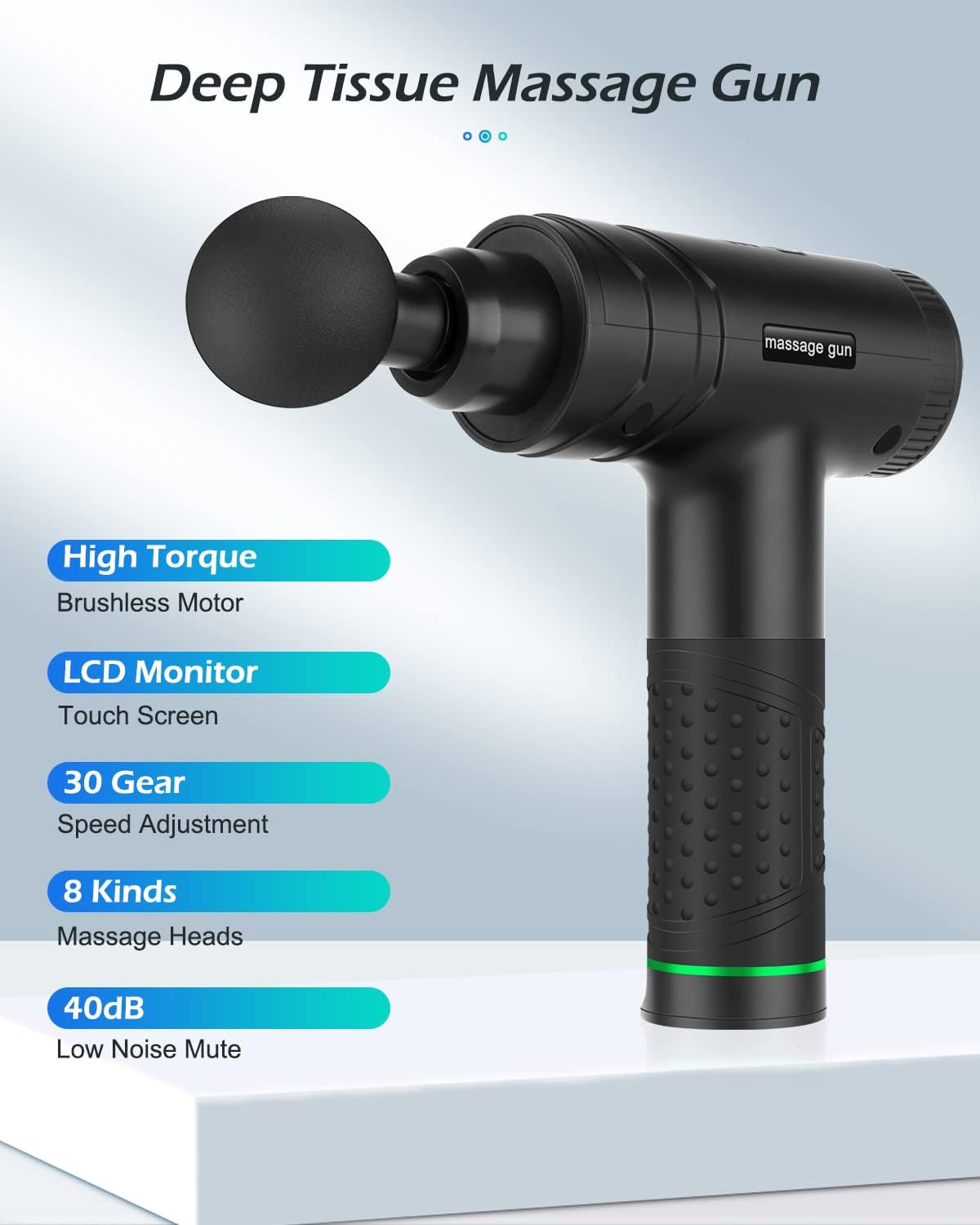 Thumbnail 1 de Uplayteck Massage Gun Deep Tissue 30 Speeds