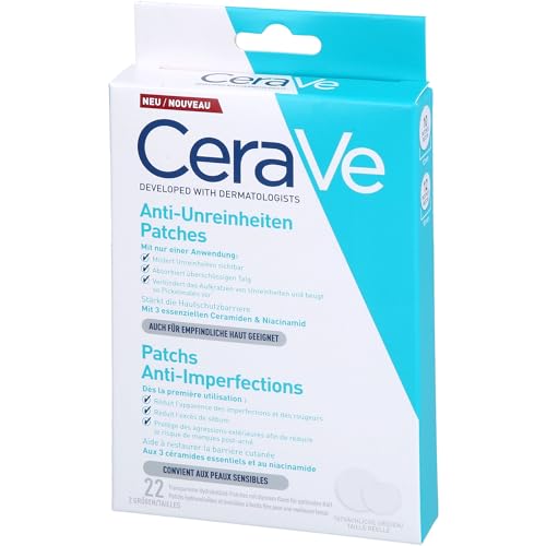 Detalle 2 de CeraVe Anti-Unreinheiten Patches Pickel Pflaster für das Gesicht – 22 Stück