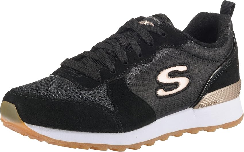 Skechers OG 85 Goldn Gurl 🥿 Zapatillas Mujer, Negro y Rosa