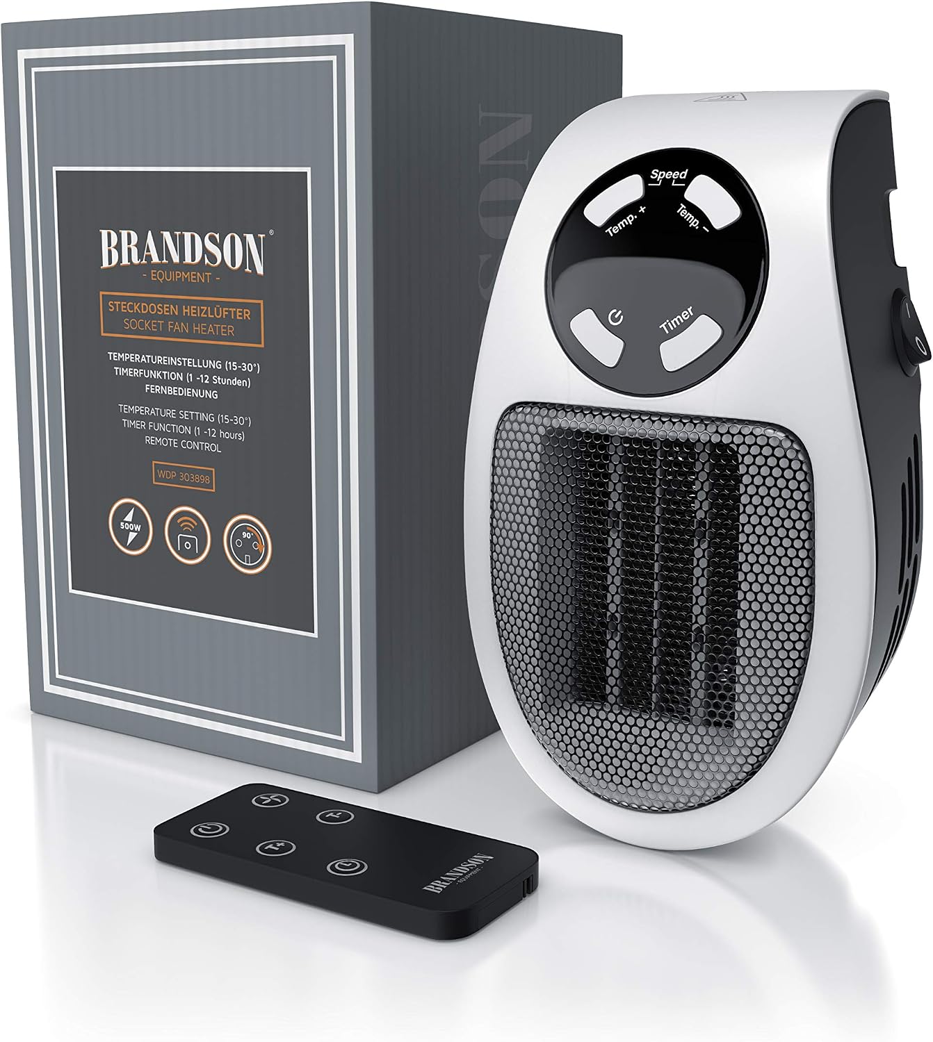 Thumbnail 5 de Brandson Heizlüfter energiesparend leise 500W