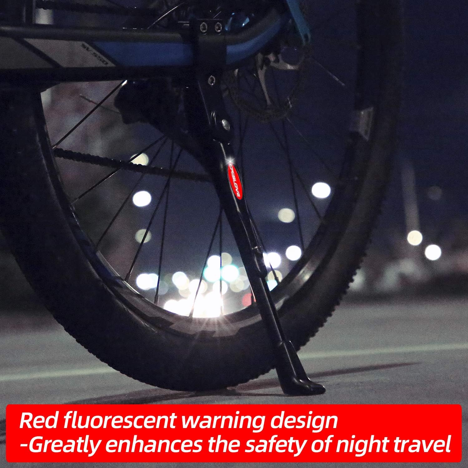 Detalle 2 de Crislove bike kickstand for 24-28 inch wheels