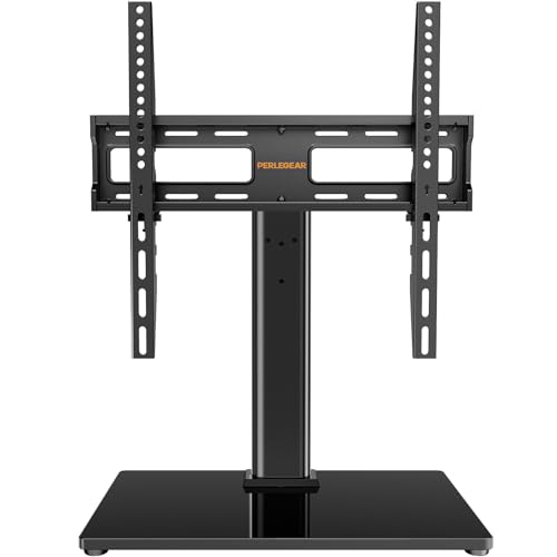 Thumbnail 8 de Supporto Girevole da Tavolo Perlegear per TV 26–60'': base in vetro temperato, altezza regolabile, VESA max 400x400mm