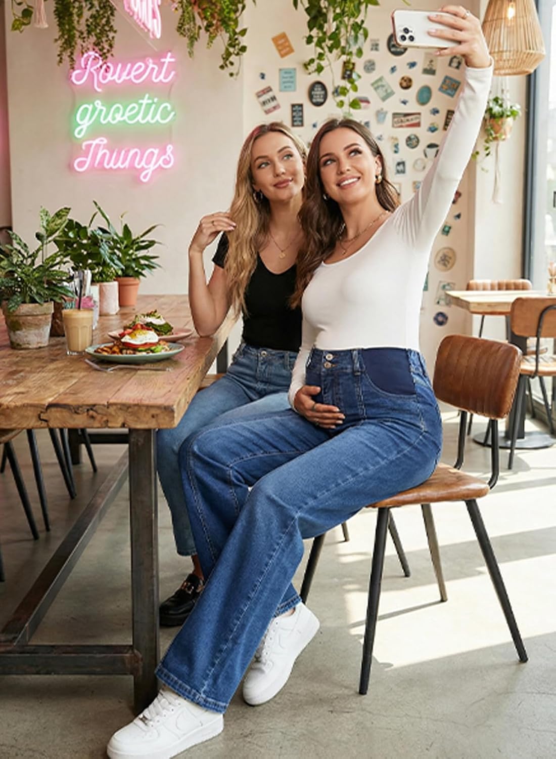 Thumbnail 2 de BLENCOT Maternity Jeans Cotton Blend