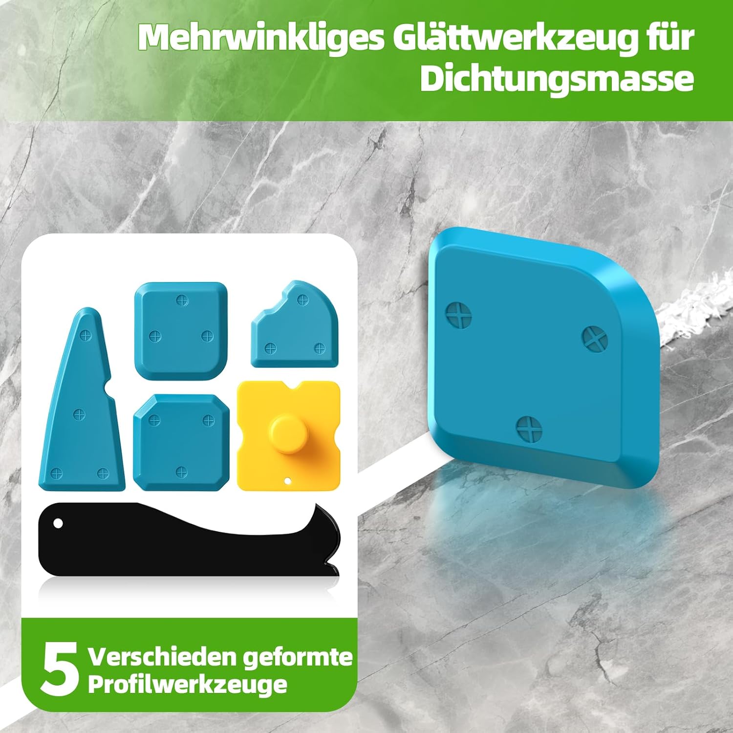 Thumbnail 5 de Silikonentferner 5-in-1 Fugenkratzer