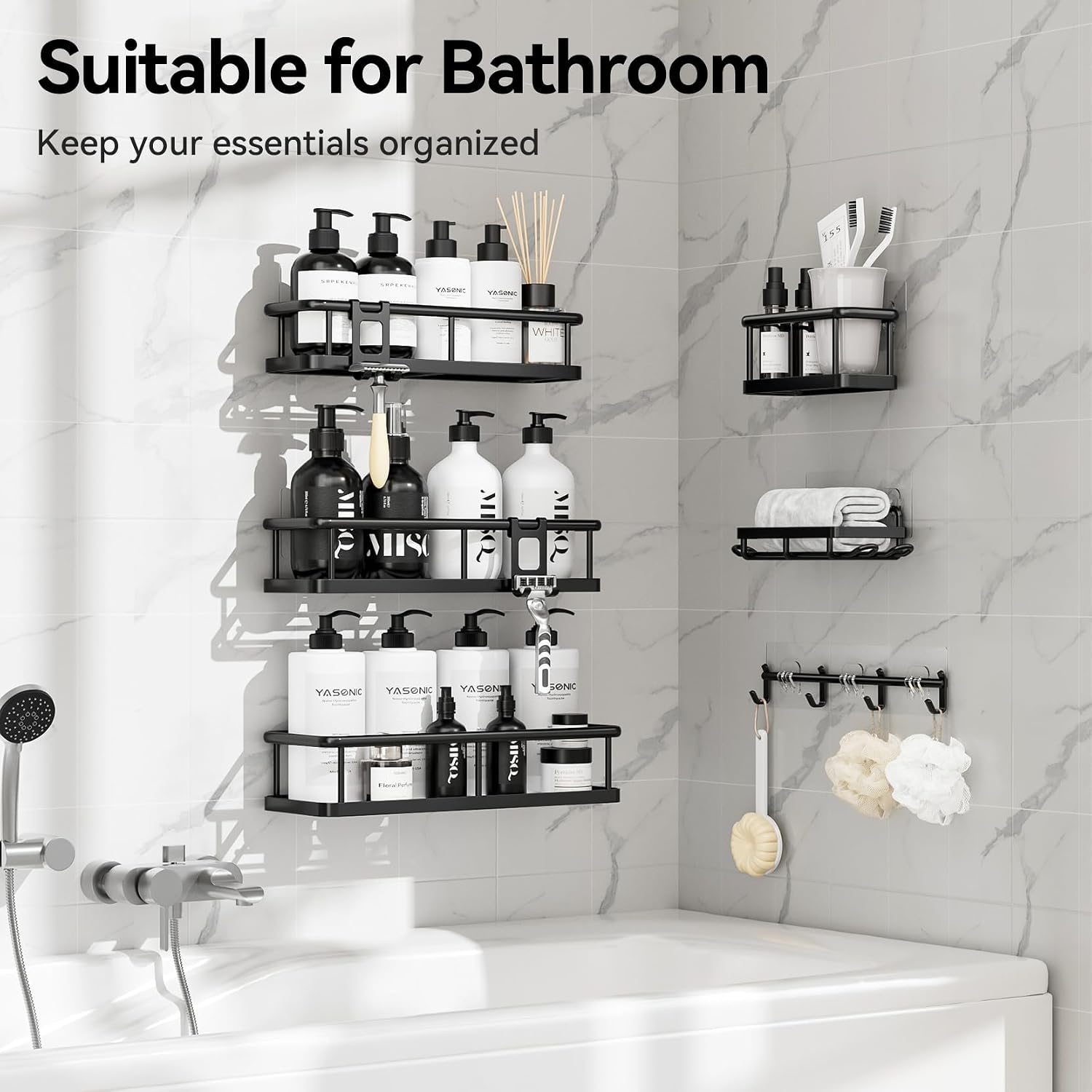 Thumbnail 5 de YASONIC Shower Caddy 6-Pack organizer