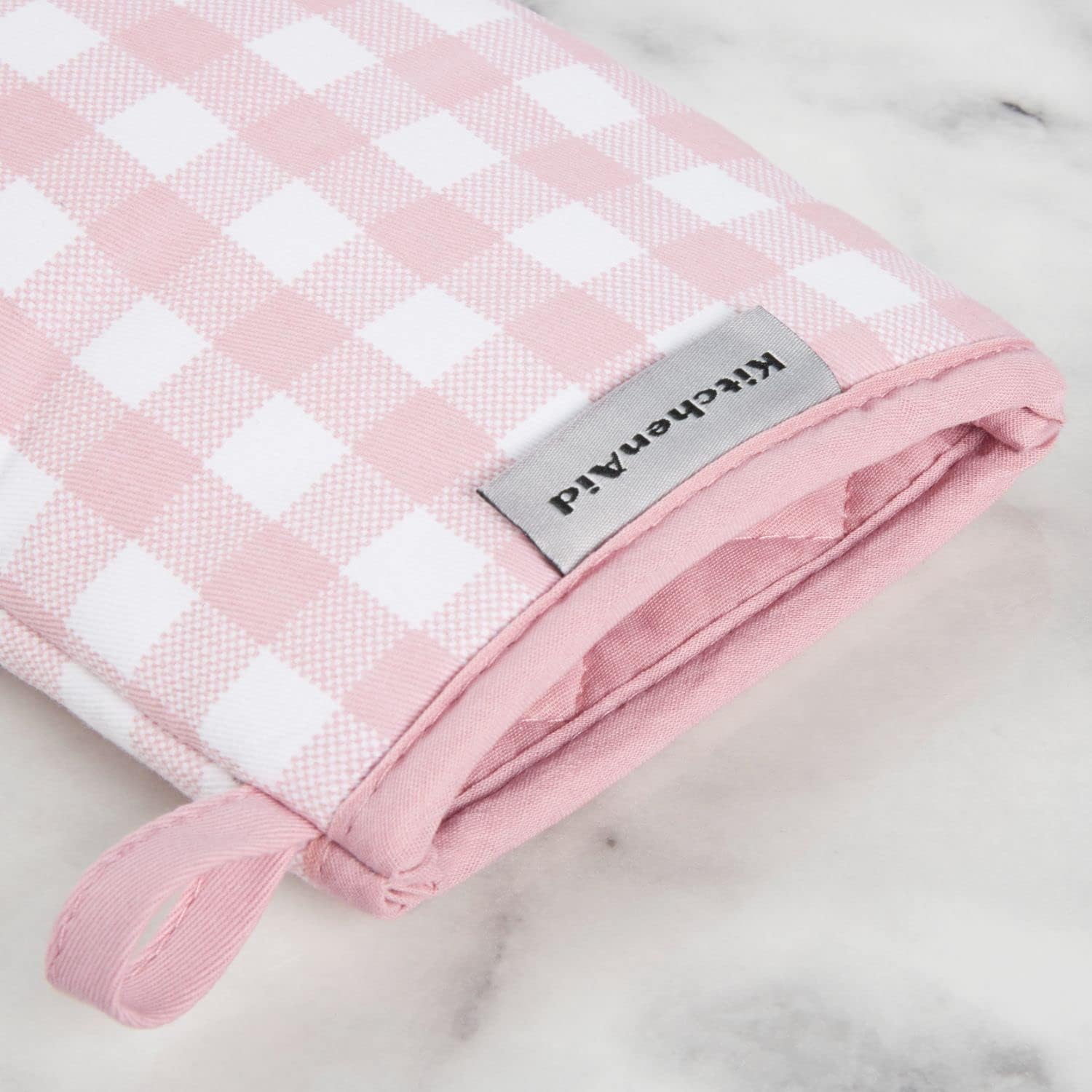 Detalle de KitchenAid Gingham Mini Oven Mitt 5.5"x8"