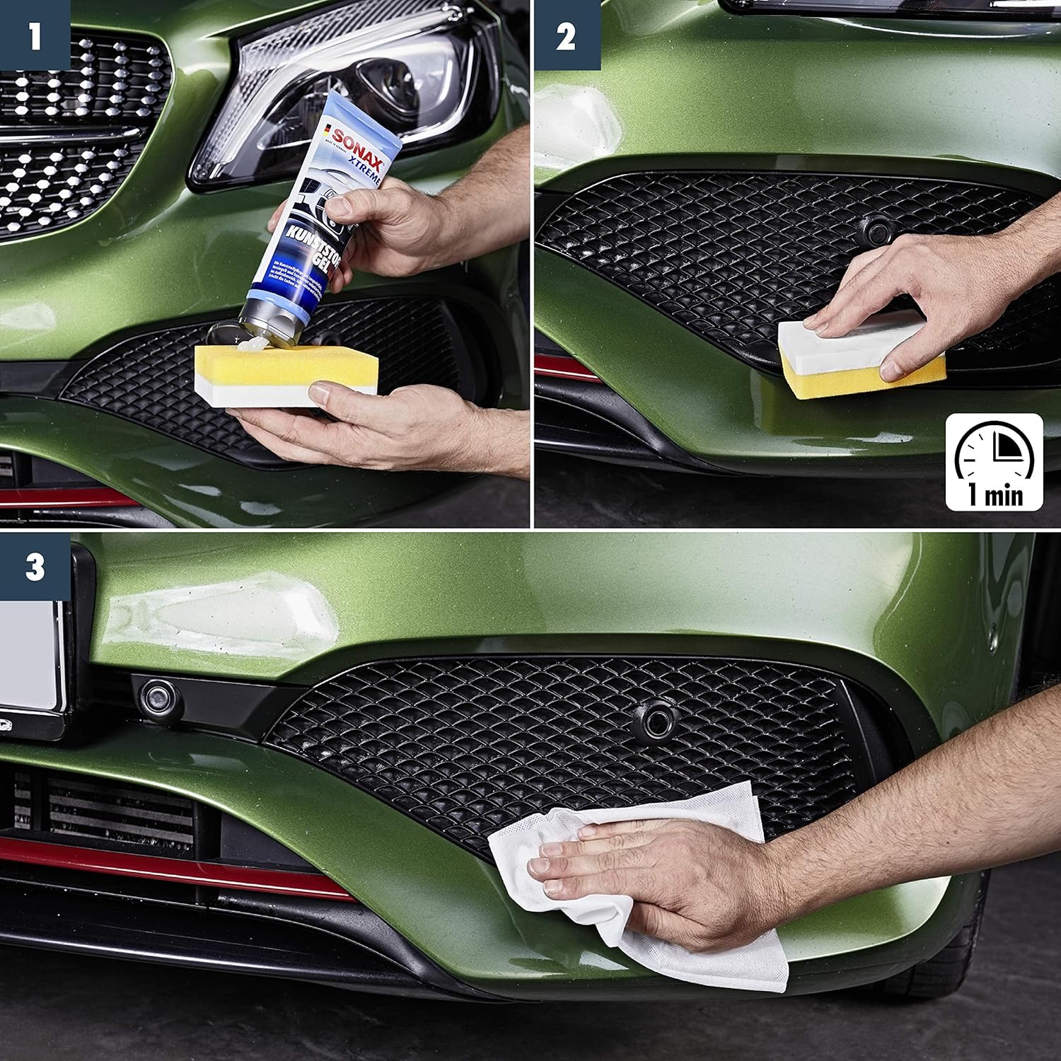 Thumbnail 4 de SONAX Xtreme Gel per plastiche Esterne Auto (250 ml) - protezione e rinnovamento per superfici in plastica non verniciate