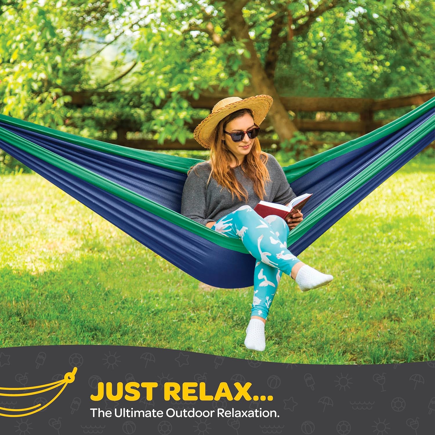Detalle 2 de Hammock 400 lb nylon camping chair