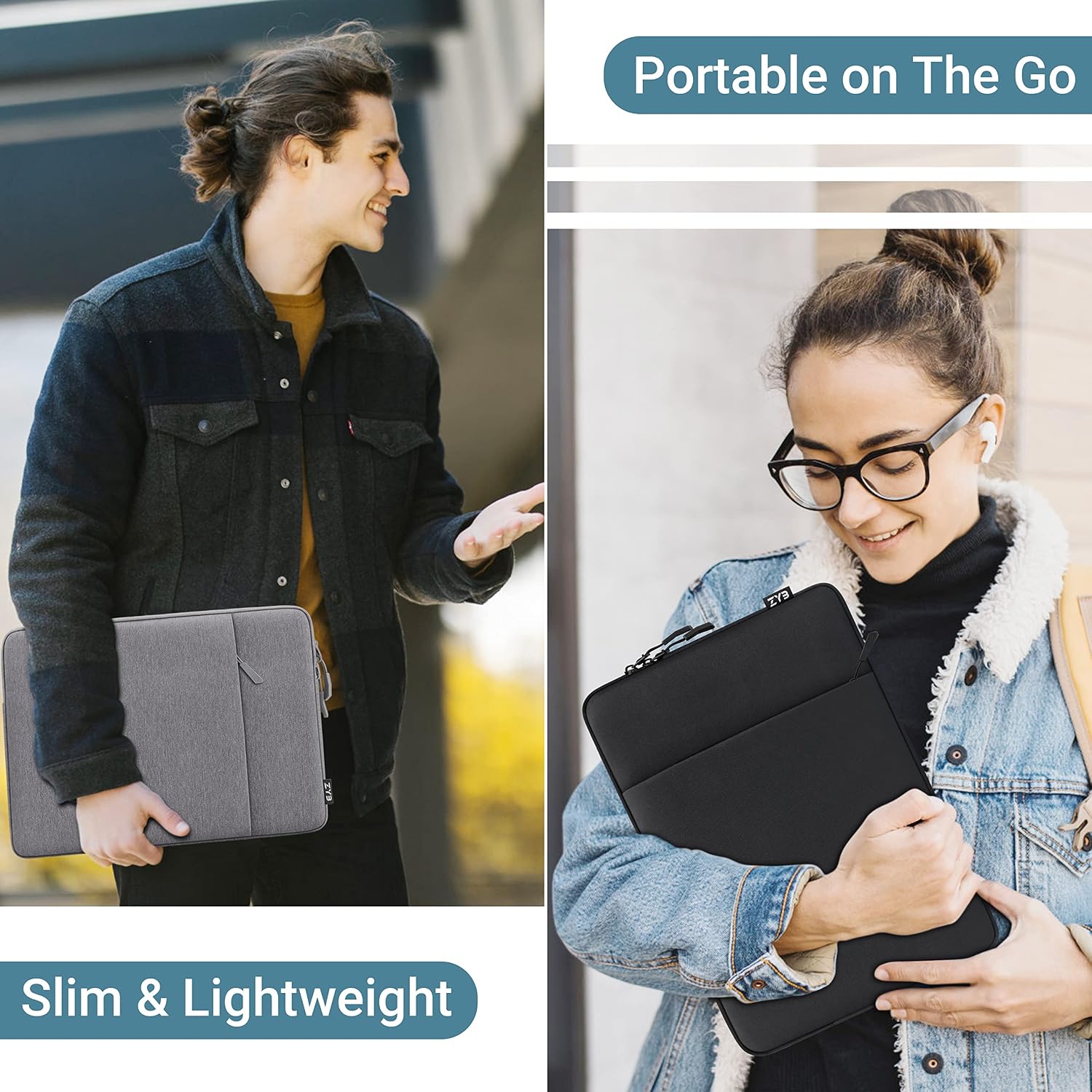 Thumbnail 5 de ZYB 16 Inch Laptop Sleeve Case, shockproof 16"