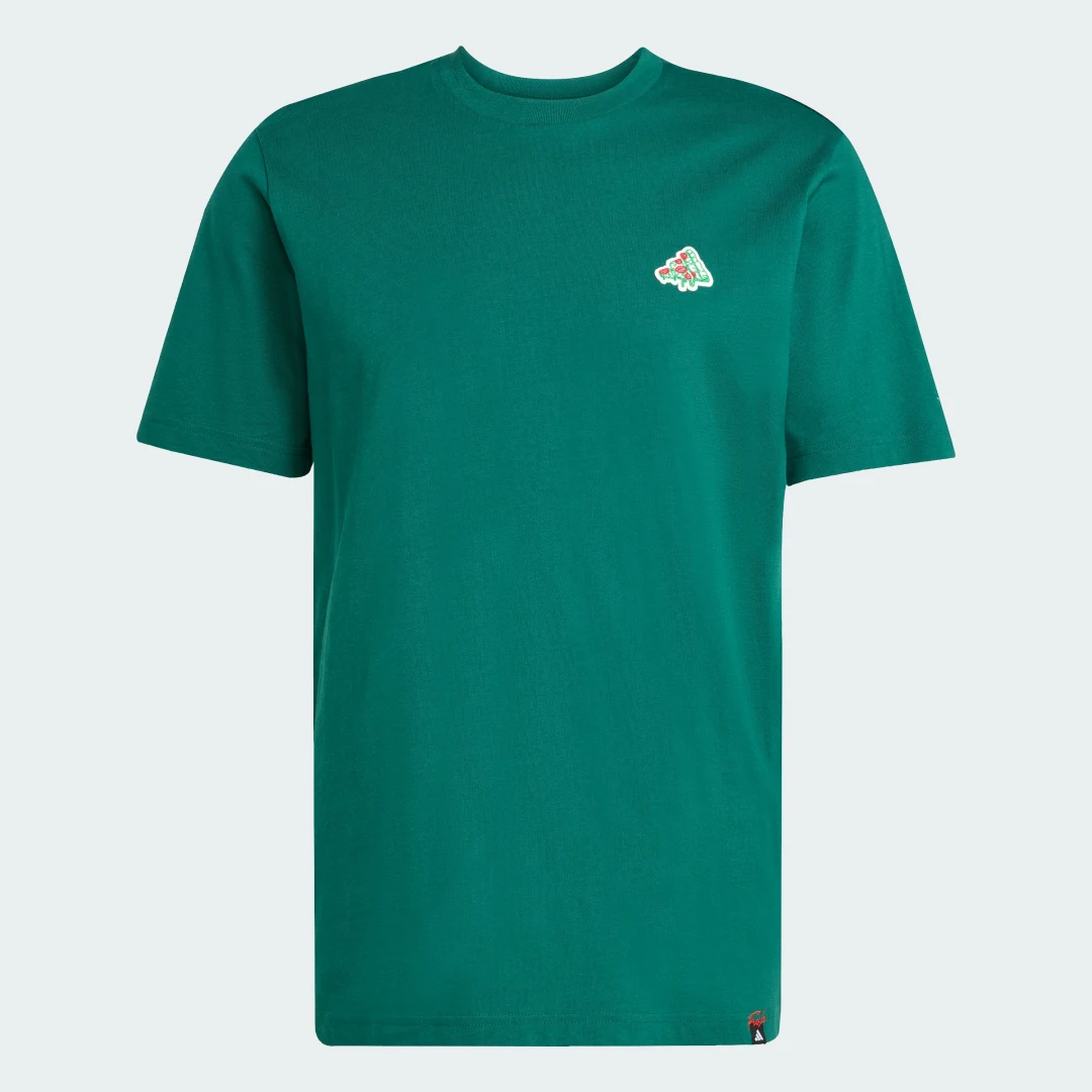Detalle 2 de Camiseta estampada Mini Pizza de Adidas — Verde