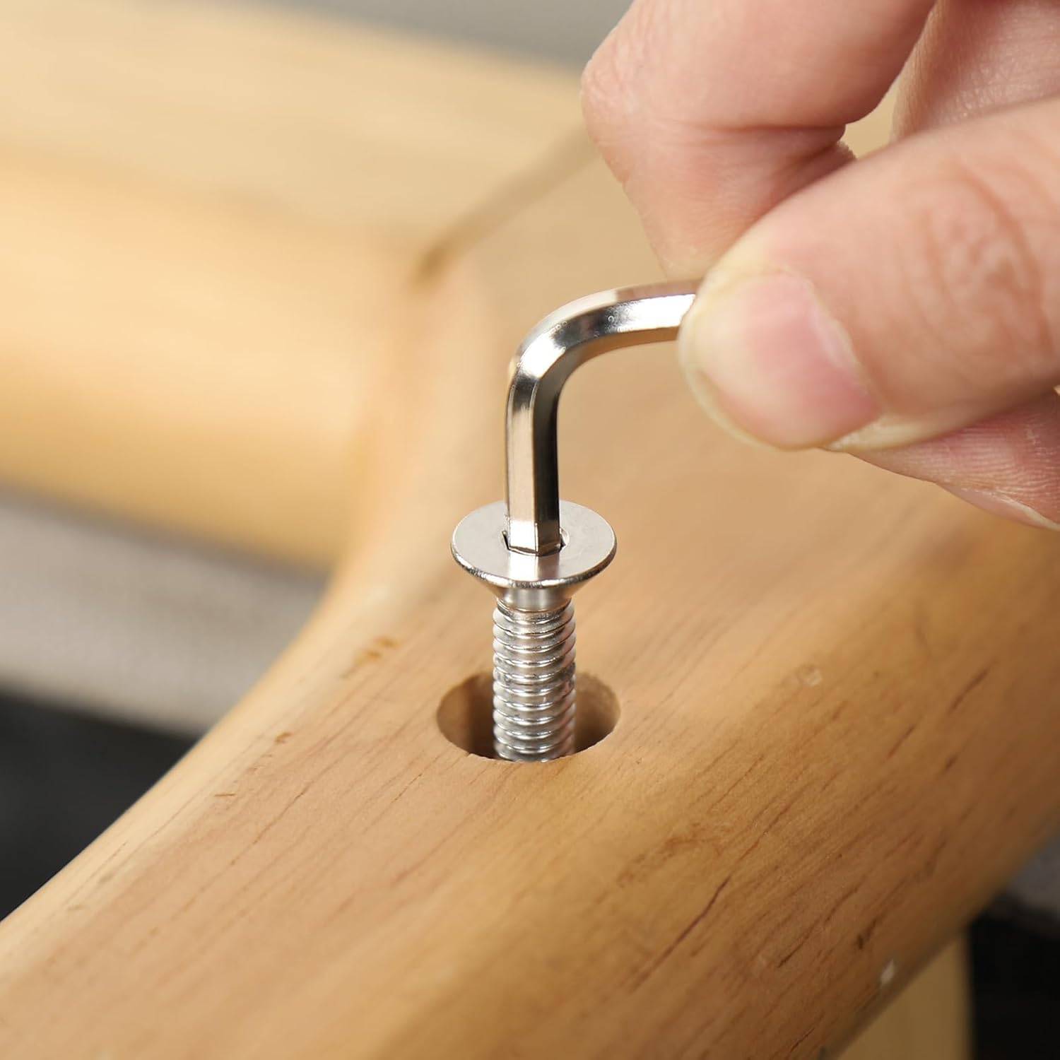 Thumbnail 4 de Zuyya 20 Stück M8 x 10 mm Senkkopfschrauben aus Edelstahl A2 (V2A) mit Innensechskant
