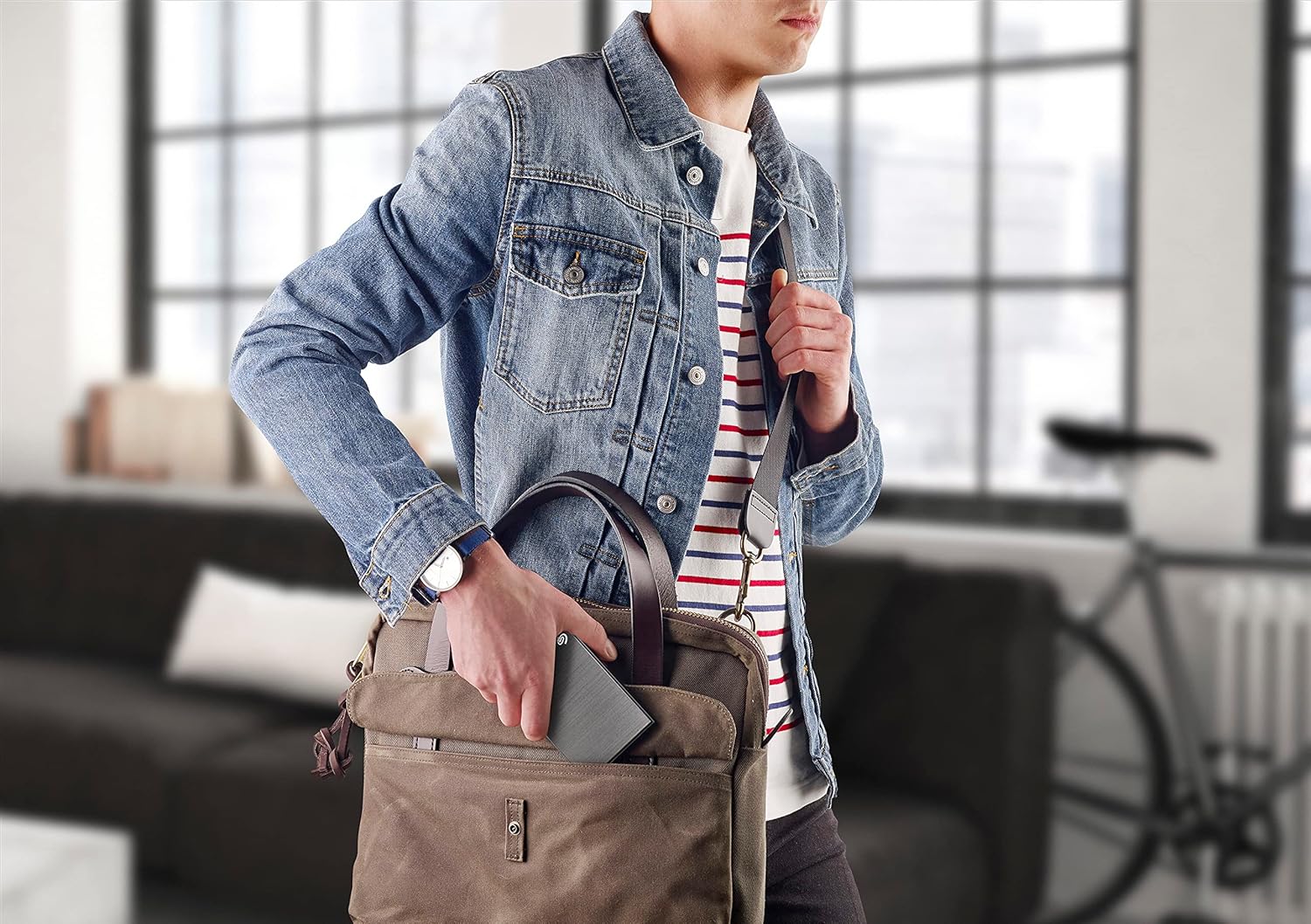 Thumbnail 1 de Seagate One Touch 5TB (STKZ5000404) hard disk esterno portatile USB 3.0 con Mylio Photos e Dropbox