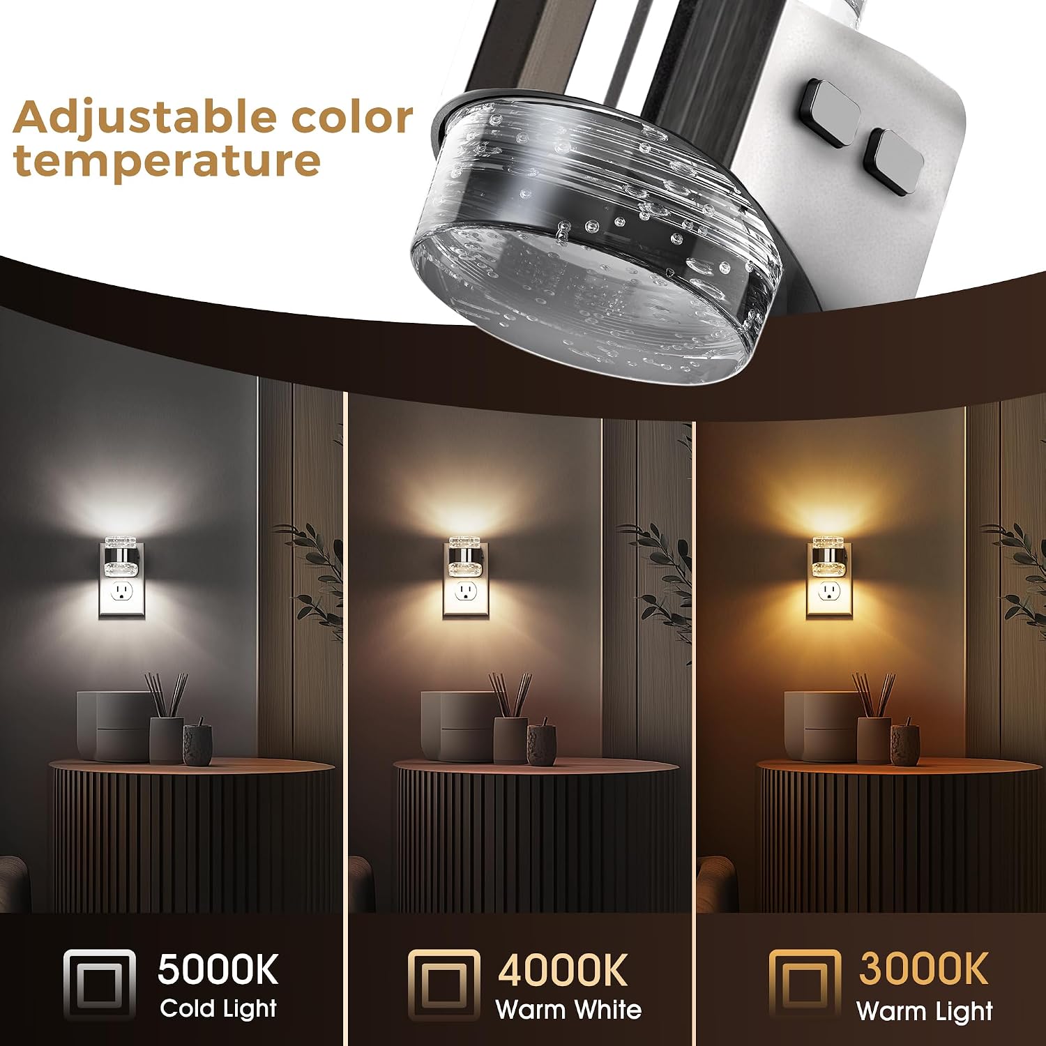 Detalle 2 de L LOHAS Plug-In Night Light, 3CCT