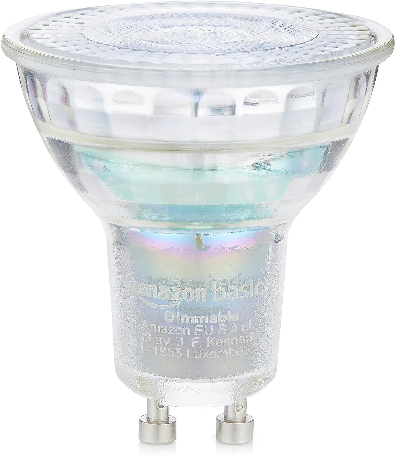 Detalle 1 de Amazon Basics 929001348424 GU10 LED Spotlights, 3.7W, Dimmable, 6-Pack