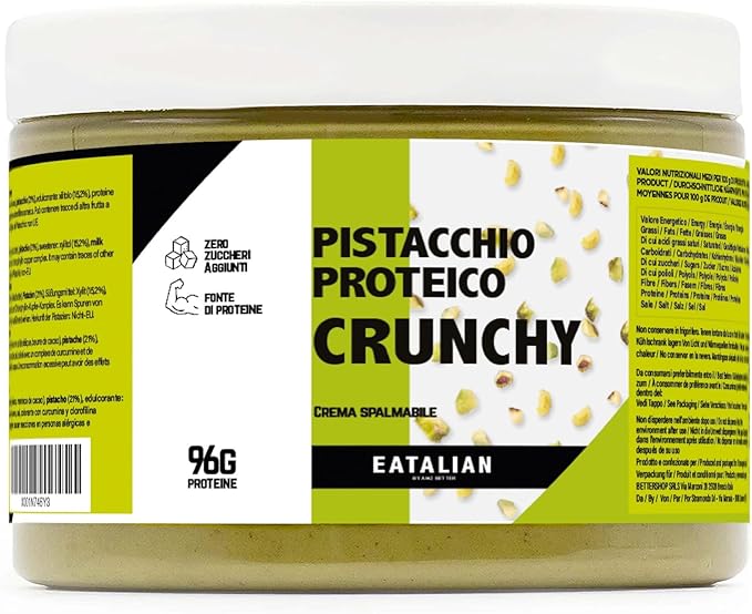 EATALIAN by AMZ BETTER Crema Proteica Pistacho Crunchy 🥜