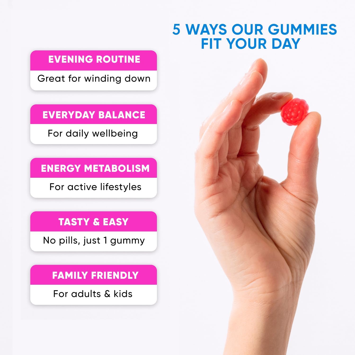 Detalle de Magnesium Glycinate Gummies, 400 mg