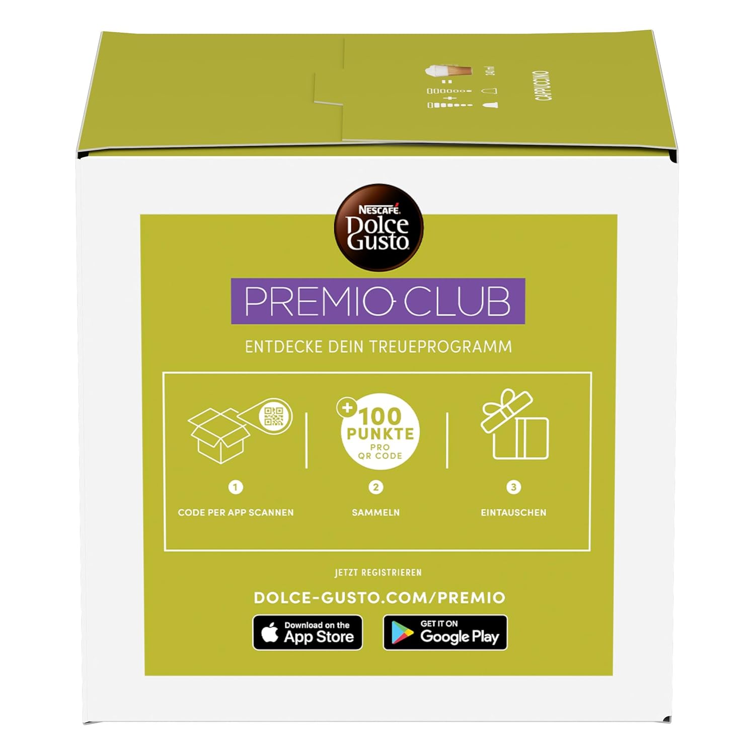 Detalle 2 de NESCAFÉ Dolce Gusto Cappuccino Kaffeekapseln – 6er Pack (6 × 16 Kapseln)