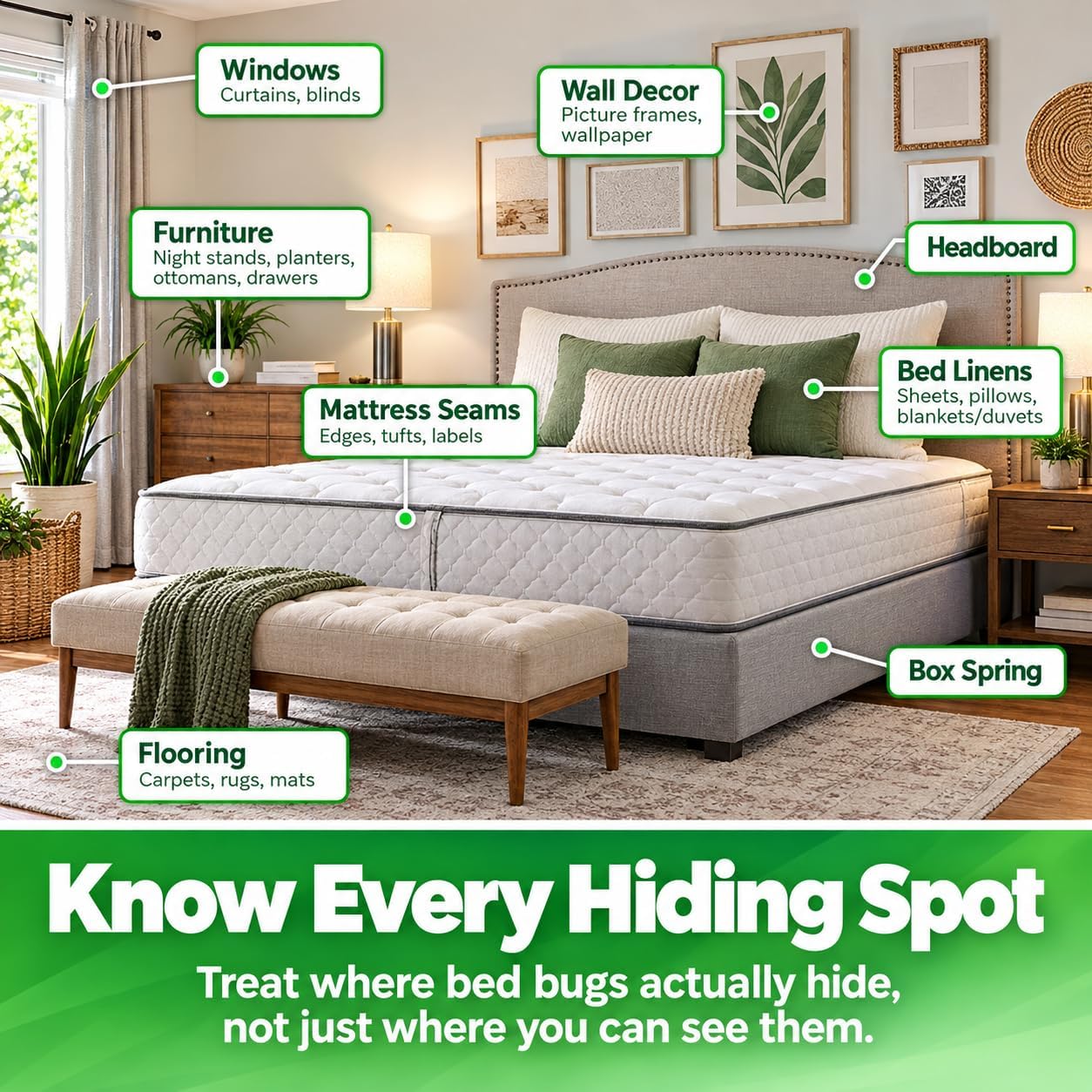 Thumbnail 2 de Hygea Natural Bed Bug Killer Spray, 24 oz, Unscented and Stain-Free