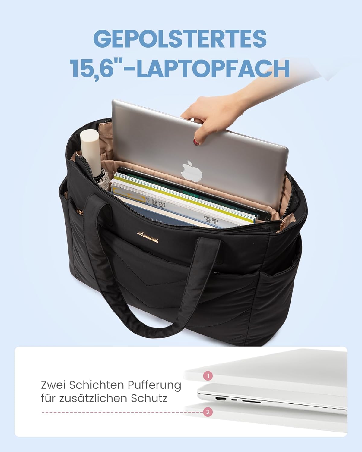 Thumbnail 5 de LOVEVOOK Laptoptasche 15,6 Zoll