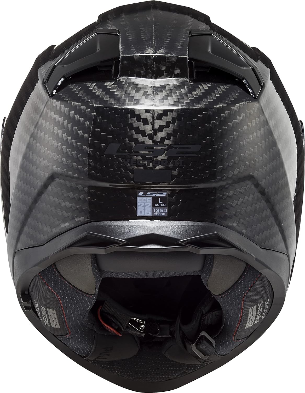 Thumbnail 4 de LS2 VECTOR II Carbon Integralhelm – gloss carbon, Größe L