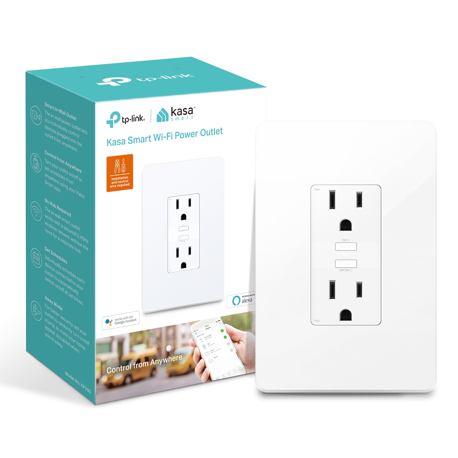 Detalle de Kasa KP200 Smart Plug ⚡