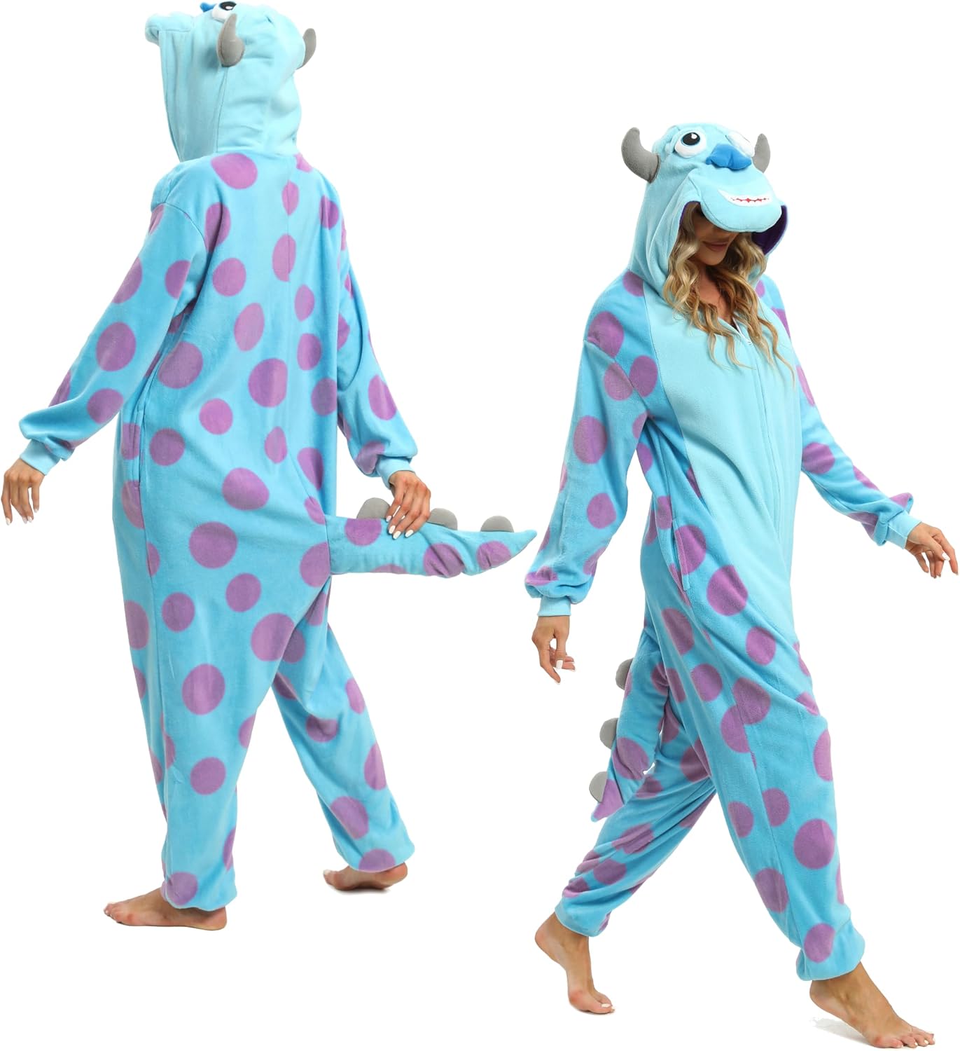 Detalle de LABULA Unisex Adult Animal Onesie Pajamas, Polar Fleece Halloween Costume