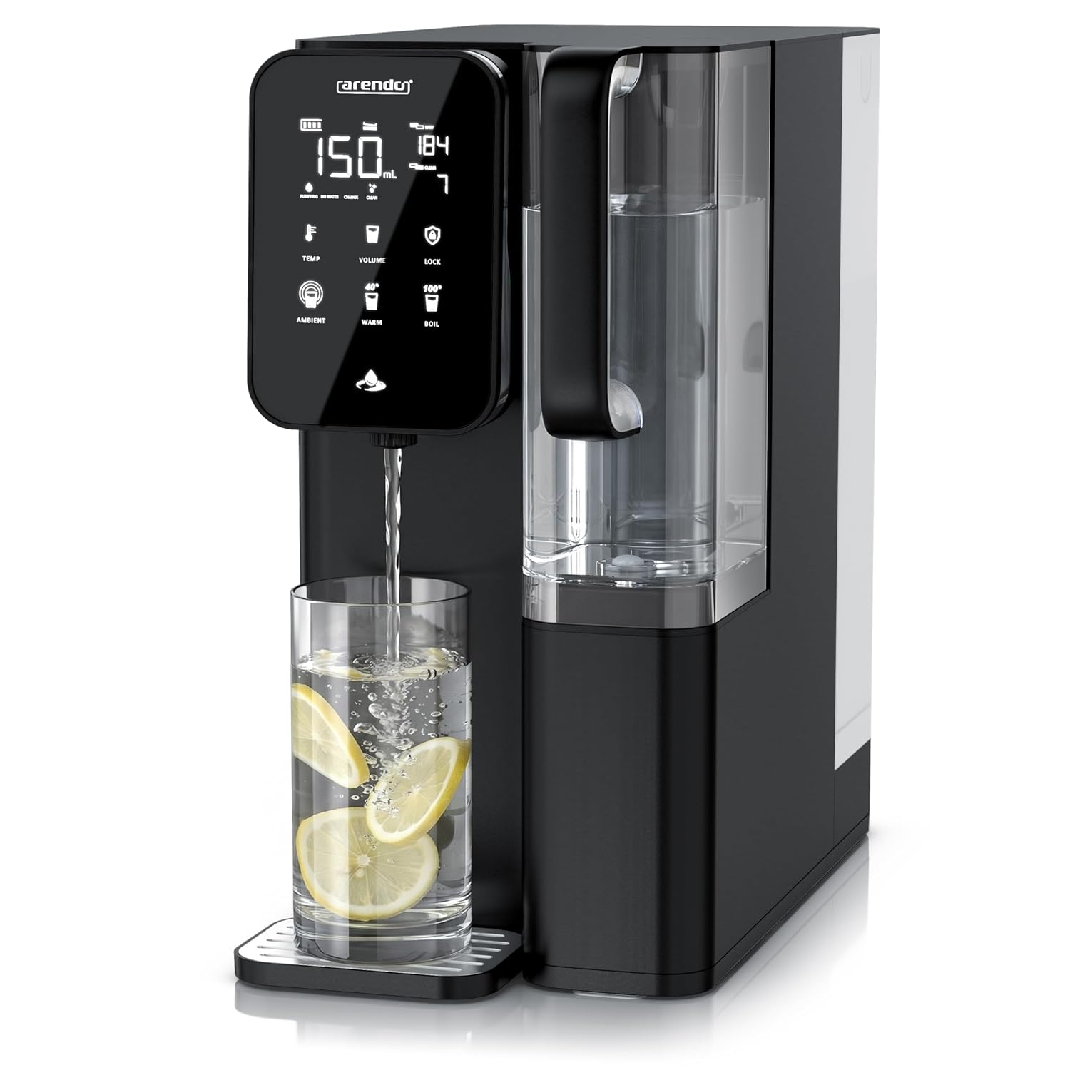Detalle de Arendo Premium Osmoseanlage – 7-stufiges Filtersystem (5+2) mit Heißwasser bis 100 °C