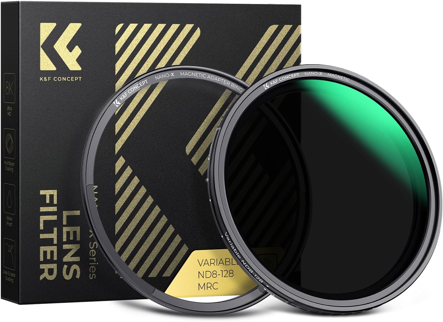 Detalle de K&F Concept filtro ND variabile 67mm Nano-X