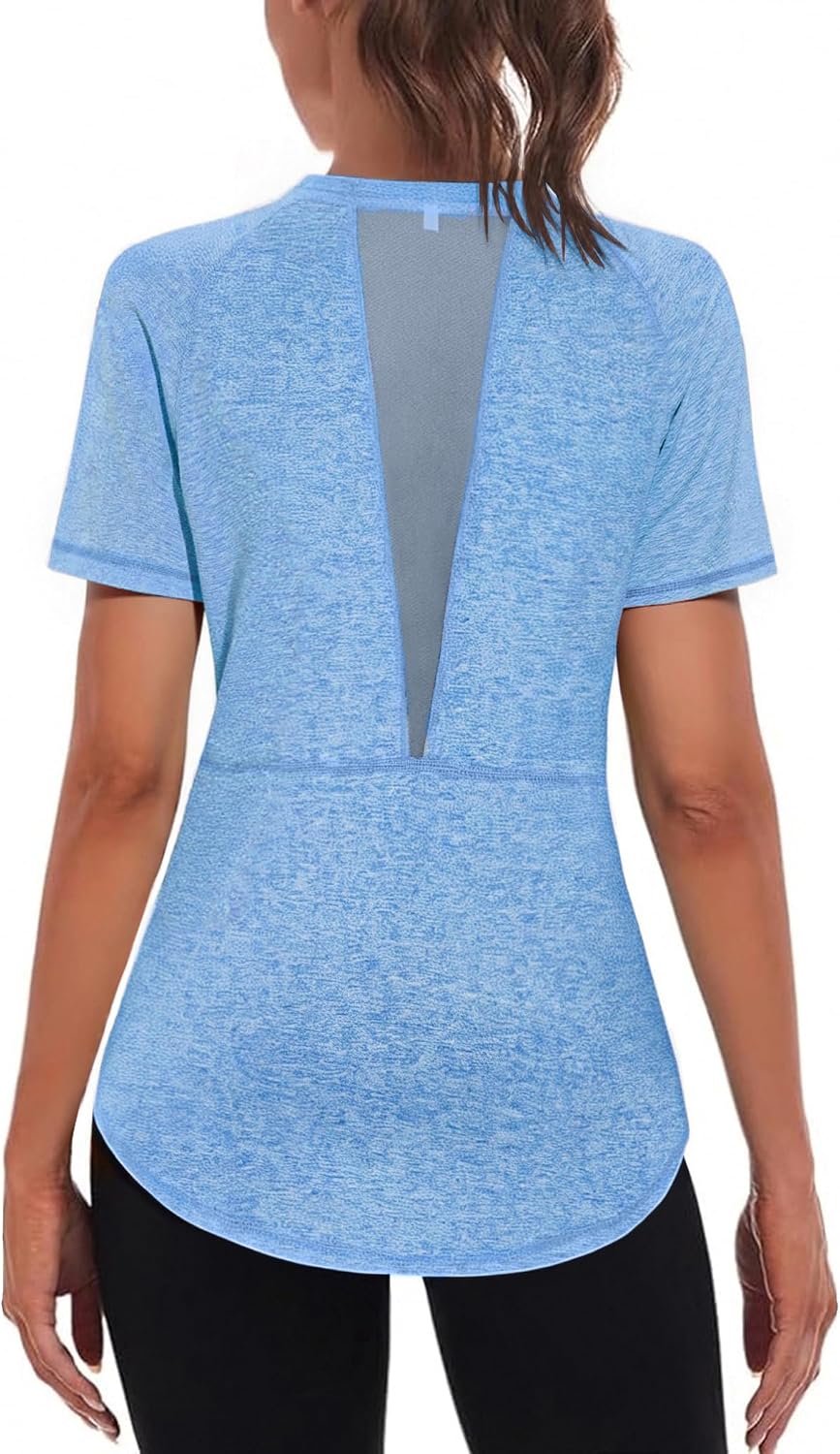 Thumbnail 6 de Gyabnw Women's Gym Shirts Short Sleeve Quick‑Dry Tops