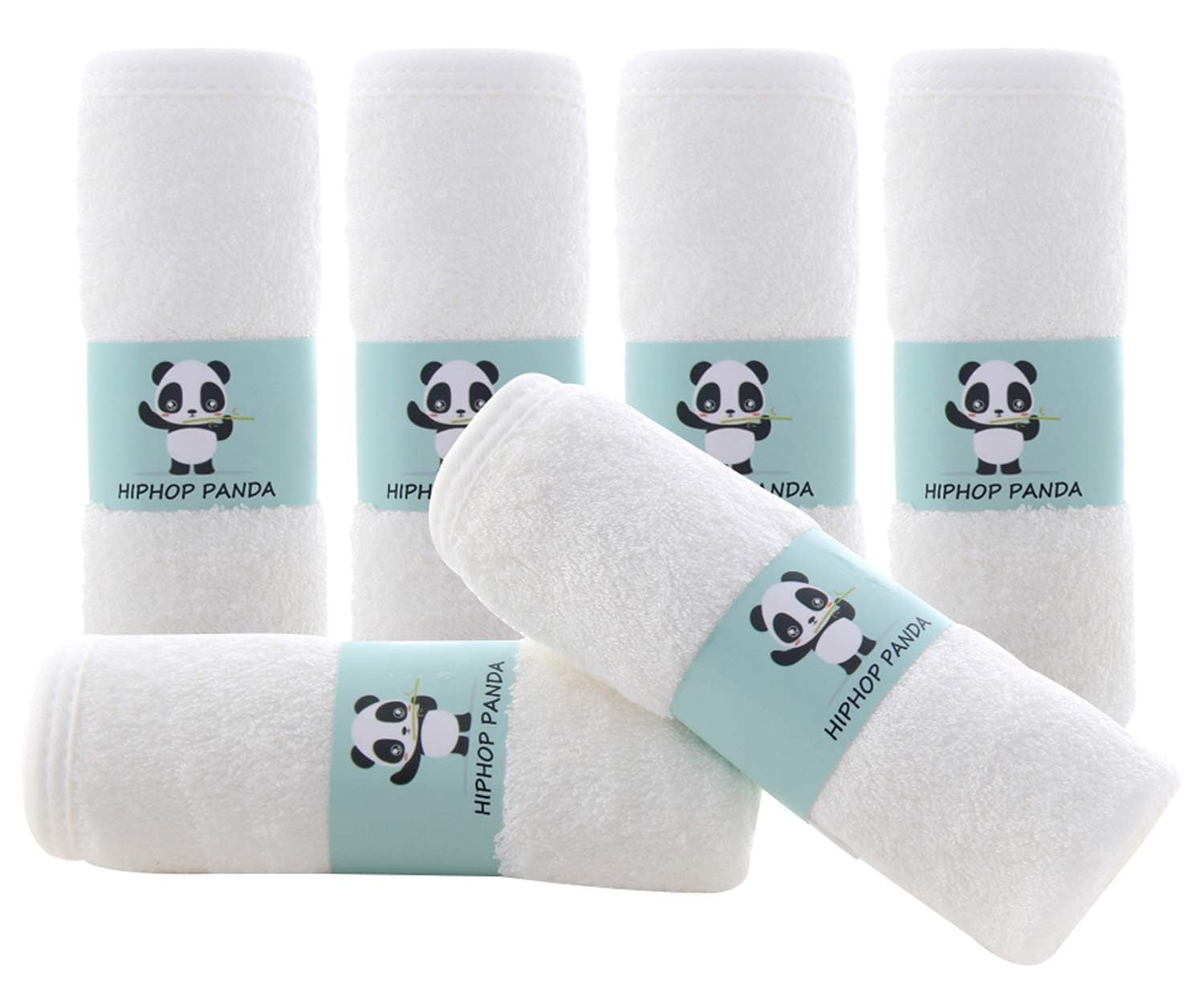 Detalle de HIPHOP PANDA Baby Washcloths, Rayon from Bamboo