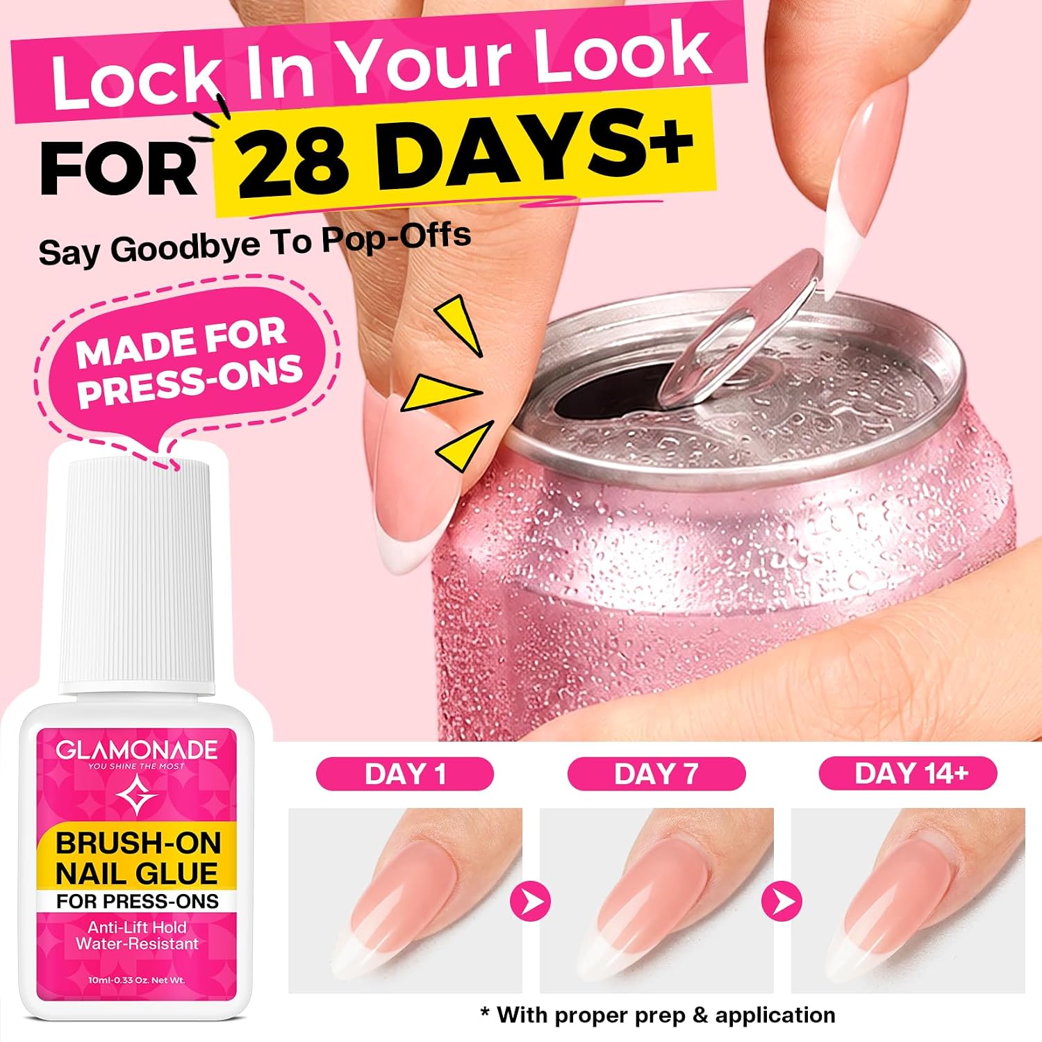 Detalle de Glamonade Brush-On Nail Glue