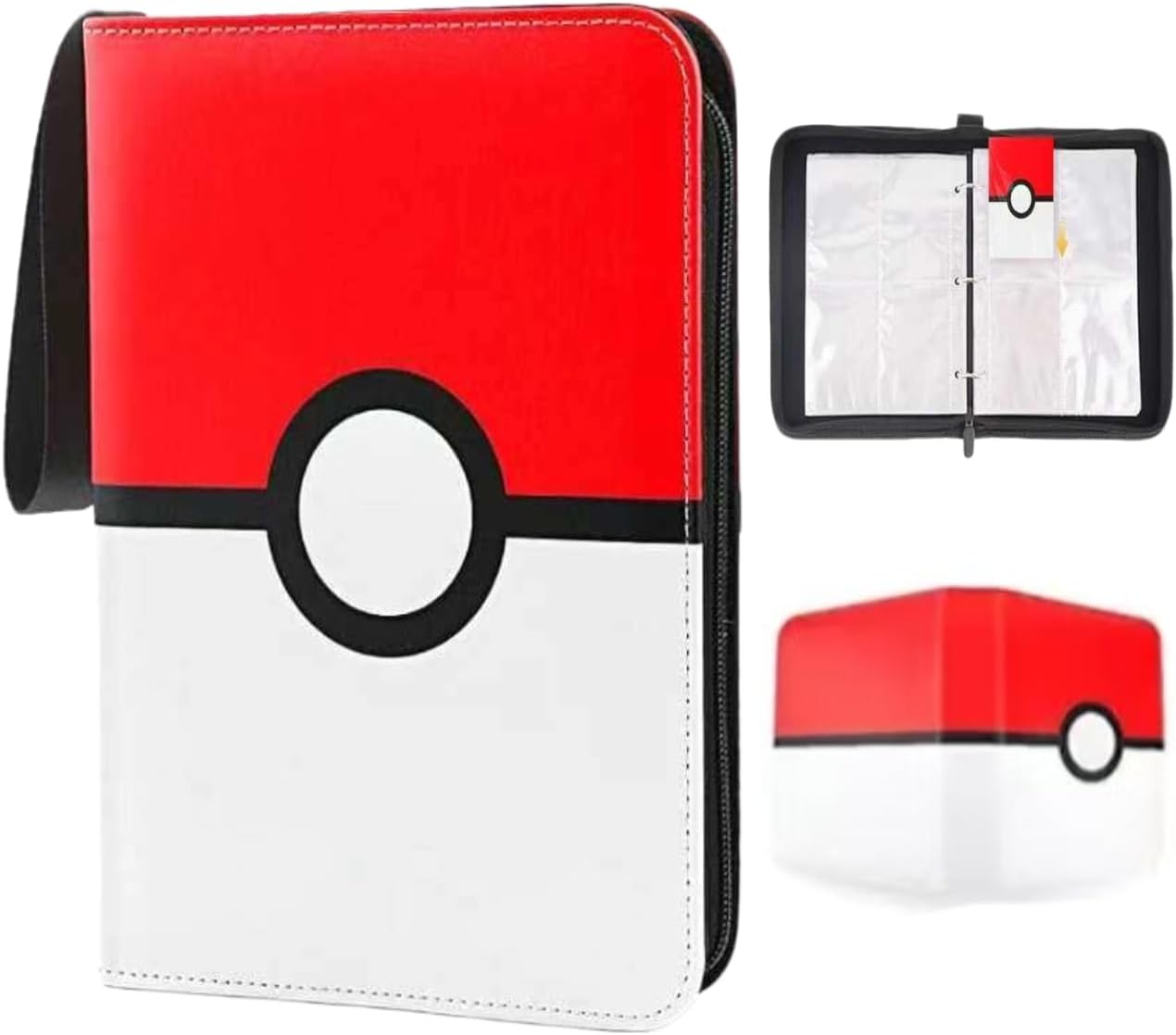 Thumbnail 6 de 9-Pocket Trading Card Binder Holds 900 Cards with 50 Removable Sleeves