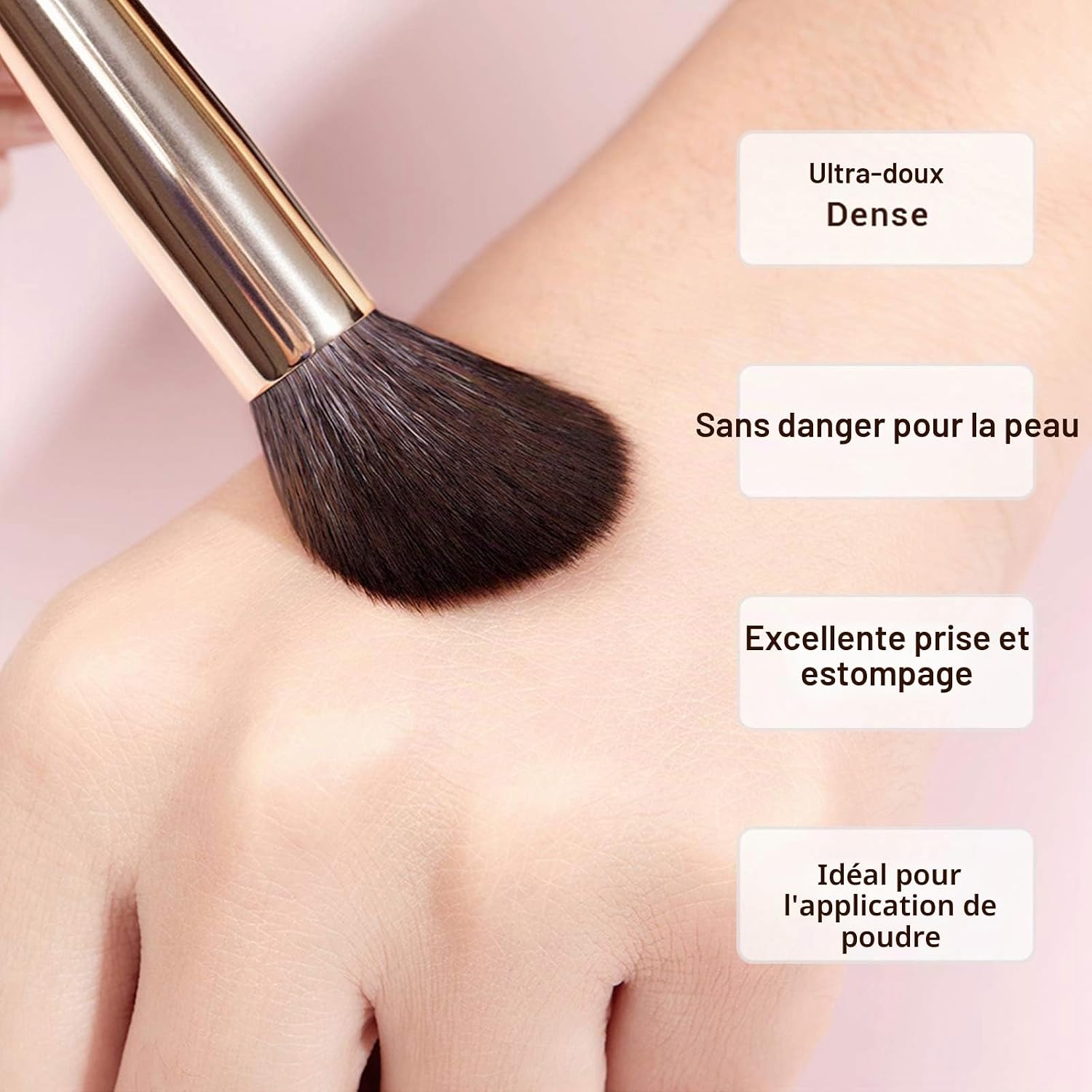 Thumbnail 6 de Jessup Pinceaux de Maquillage Professionnel – kit visage et yeux, poils synthétiques T280