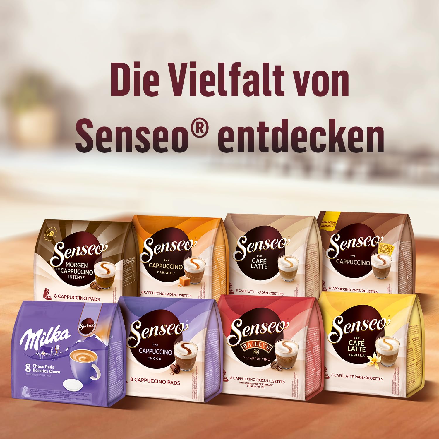 Detalle 2 de Senseo Probierbox 5 Sorten – 66 Kaffeepads zum Probieren (5 x 16 Pads)