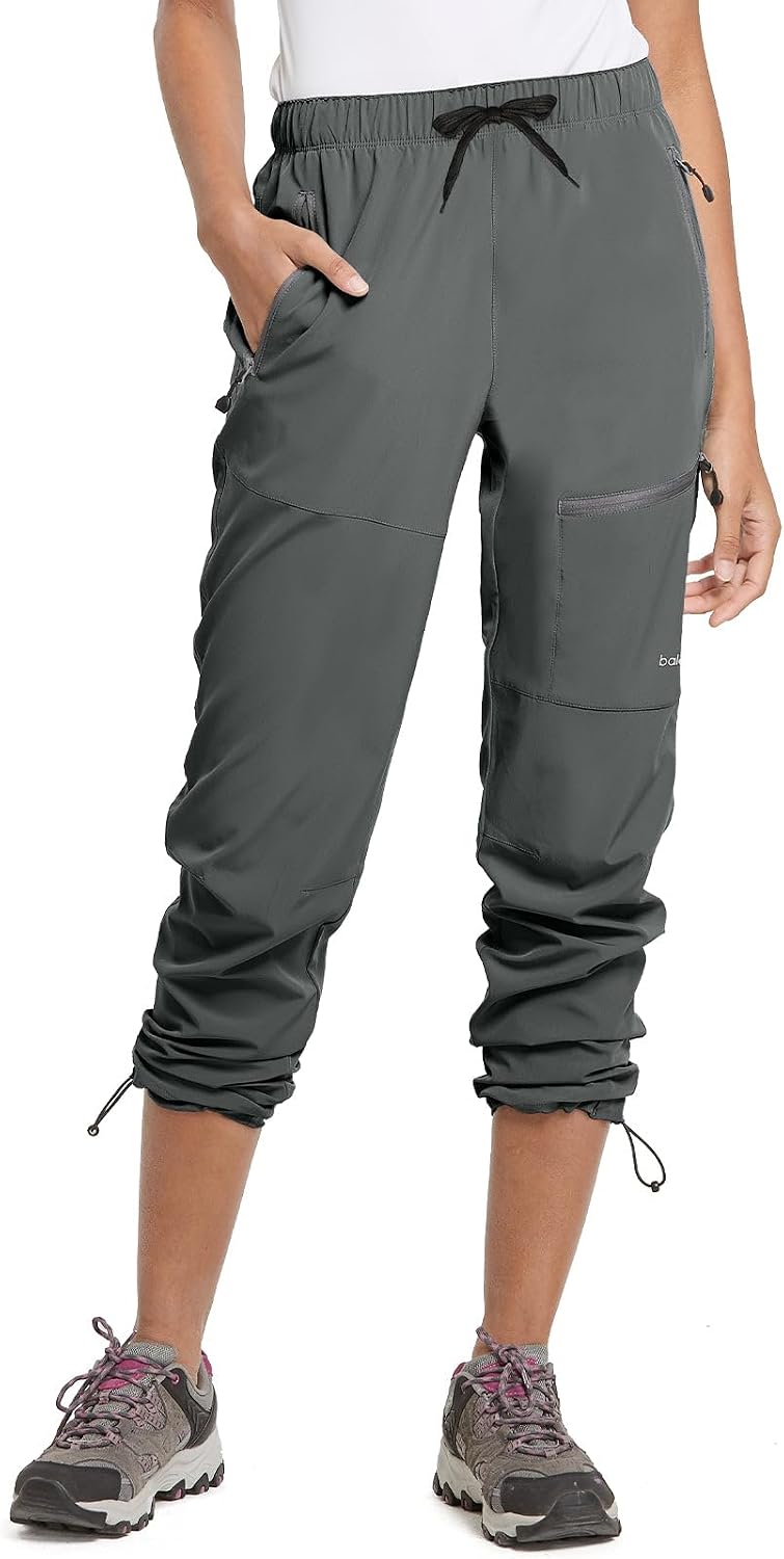Detalle 2 de Baleaf Women's Hiking Pants: Quick-Dry, Water-Resistant, Elastic-Waist Cargo Pants