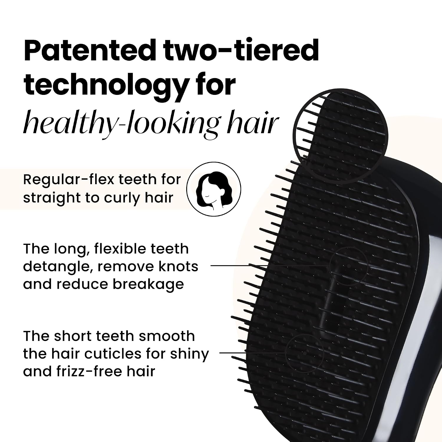 Detalle 2 de Tangle Teezer Compact Styler Detangler Reisefreundlich 🎀