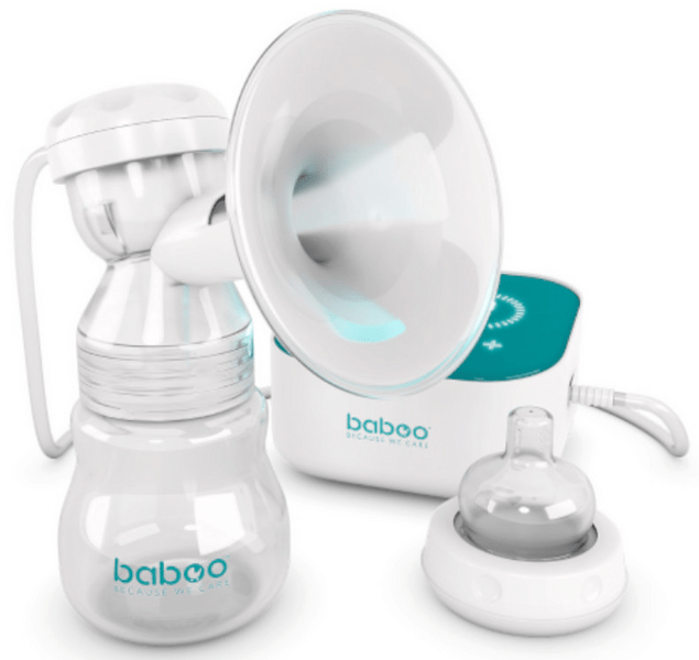 Detalle de Baboo Sacaleches Eléctrico con Tecnología 3D 🤱