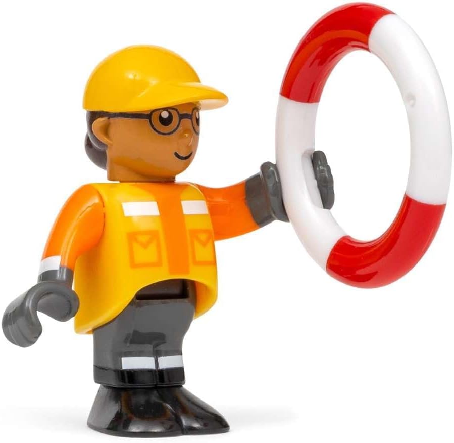 Thumbnail 3 de BRIO World 33996 laadterminal met beweegbare containerkraan