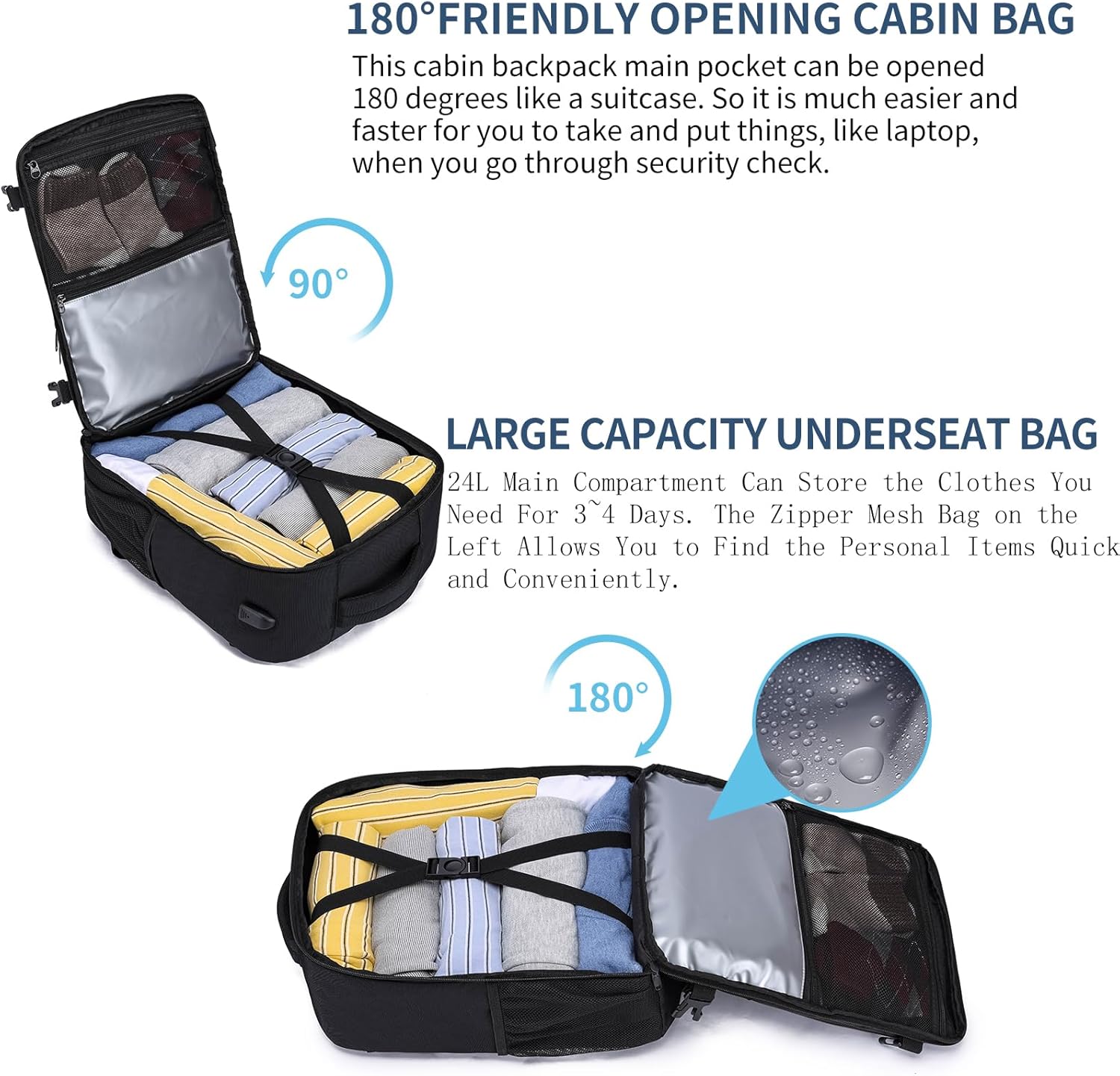 Thumbnail 4 de Ryanair cabin bag 40x30x20 24L underseat