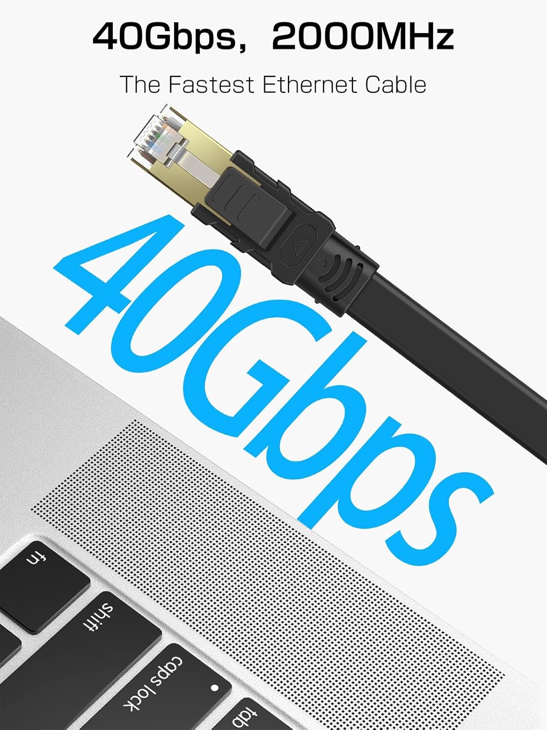 Thumbnail 1 de Senetem Cat 8 100FT Ethernet Cable