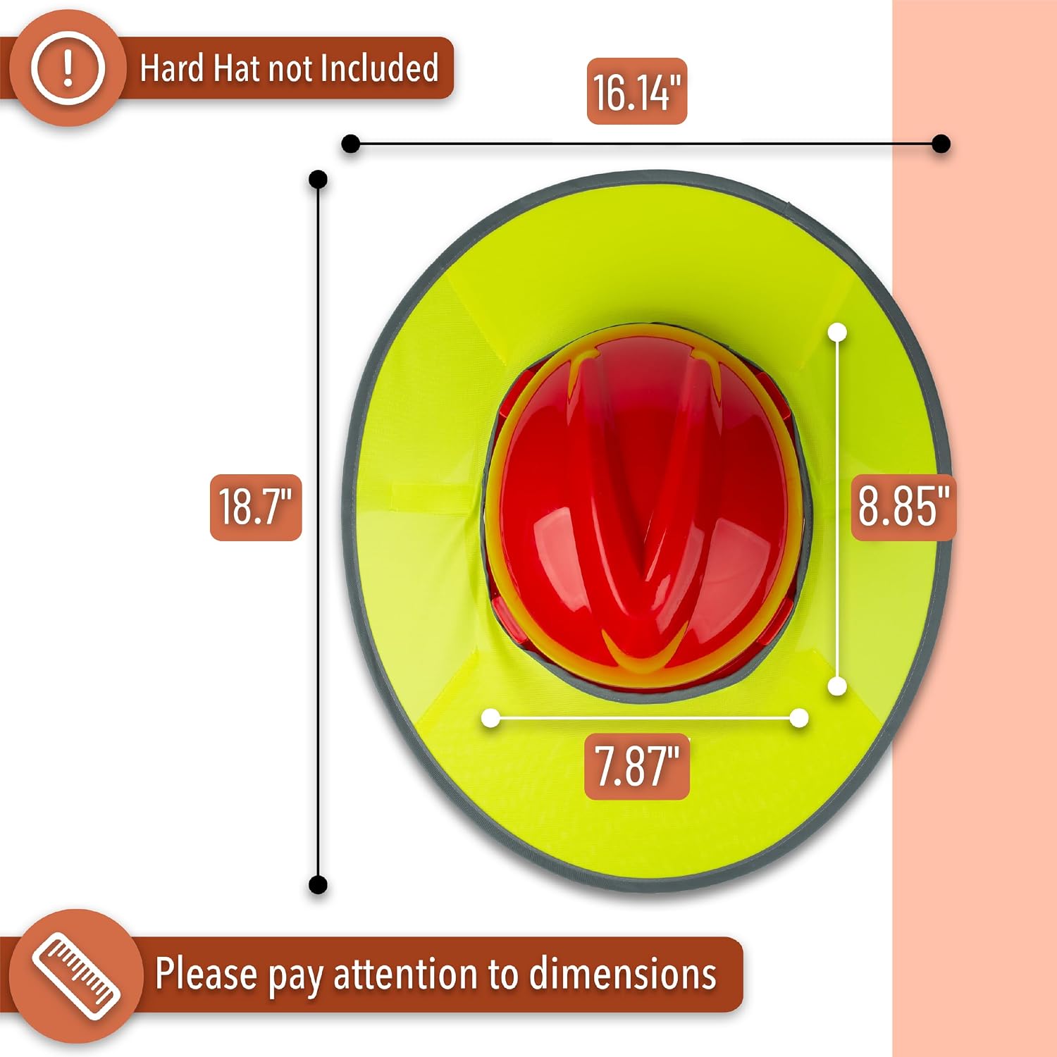 Detalle 2 de UNCO Hard Hat Sun Shield Mesh