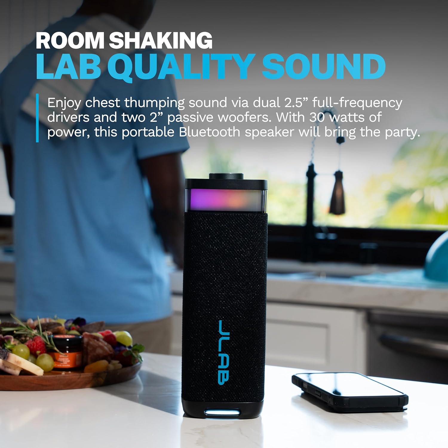 Thumbnail 1 de JLab JBuds Party enceinte Bluetooth avec 30 W ⚡