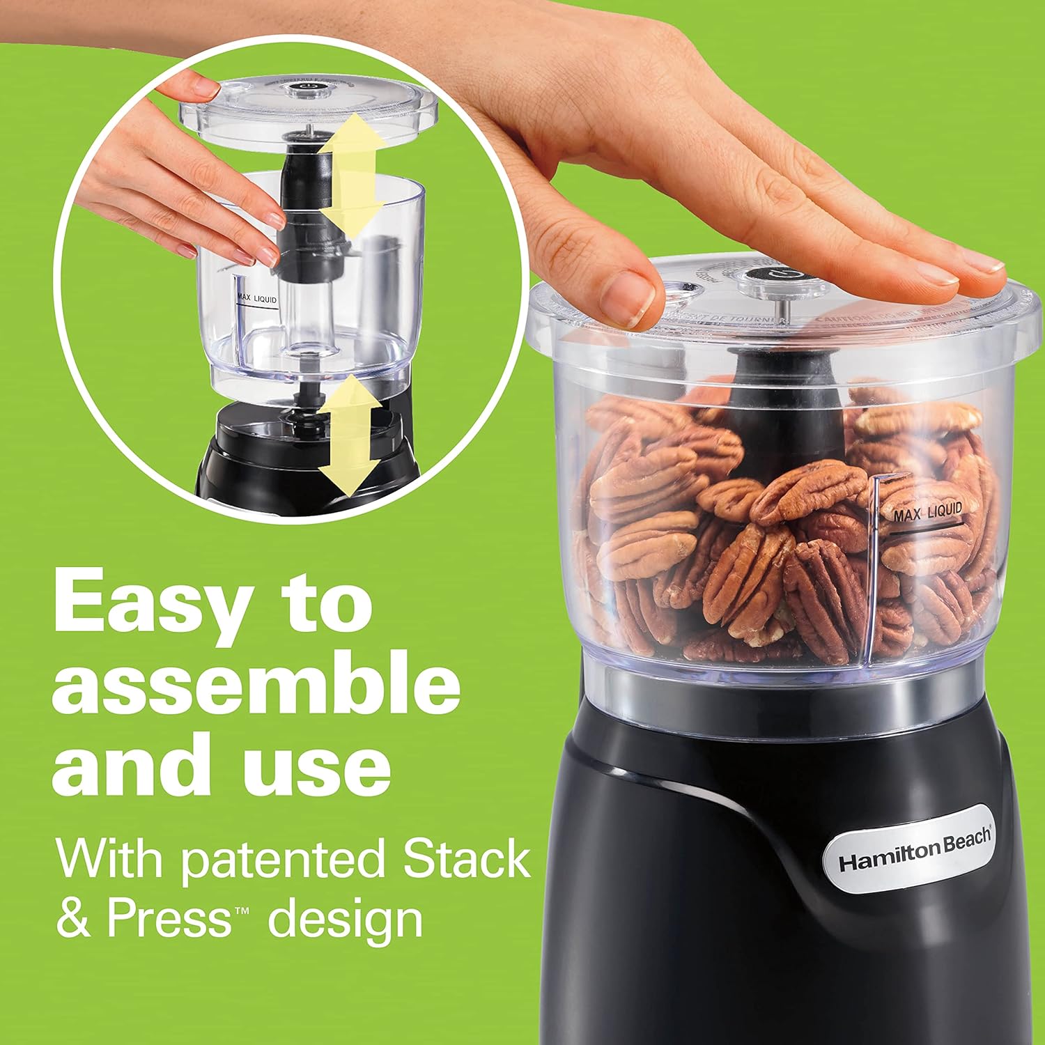 Detalle 2 de Hamilton Beach 3-Cup Electric Chopper, 350W